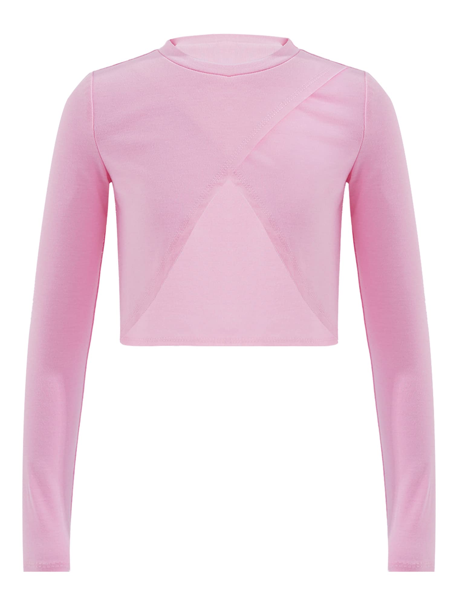 EasyForever Girls Ballet Dance Shrug Tops - Stretchy Cropped Pullover Tank Top for Gymnastics, Yoga, Sports & Workout - Breathable Activewear for Dance Class & Performance
