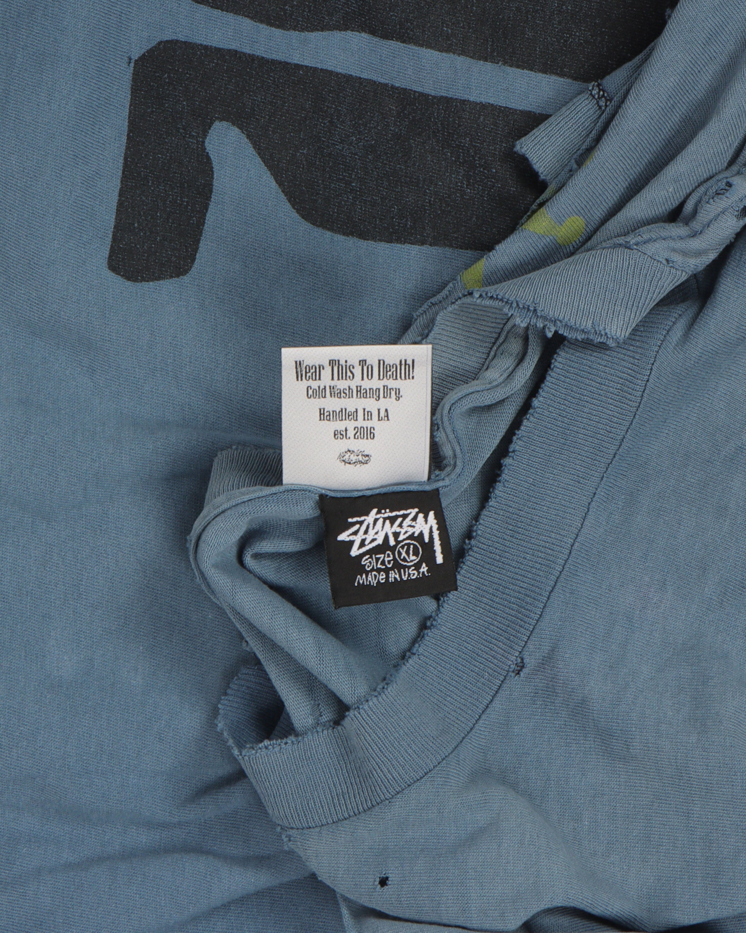 Vintage 1990s Stussy 'Knowledge is King' Graphic T-Shirt - Retro Streetwear Fashion for Men & Women - Perfect for Casual Wear, Music Festivals, and 90s Nostalgia