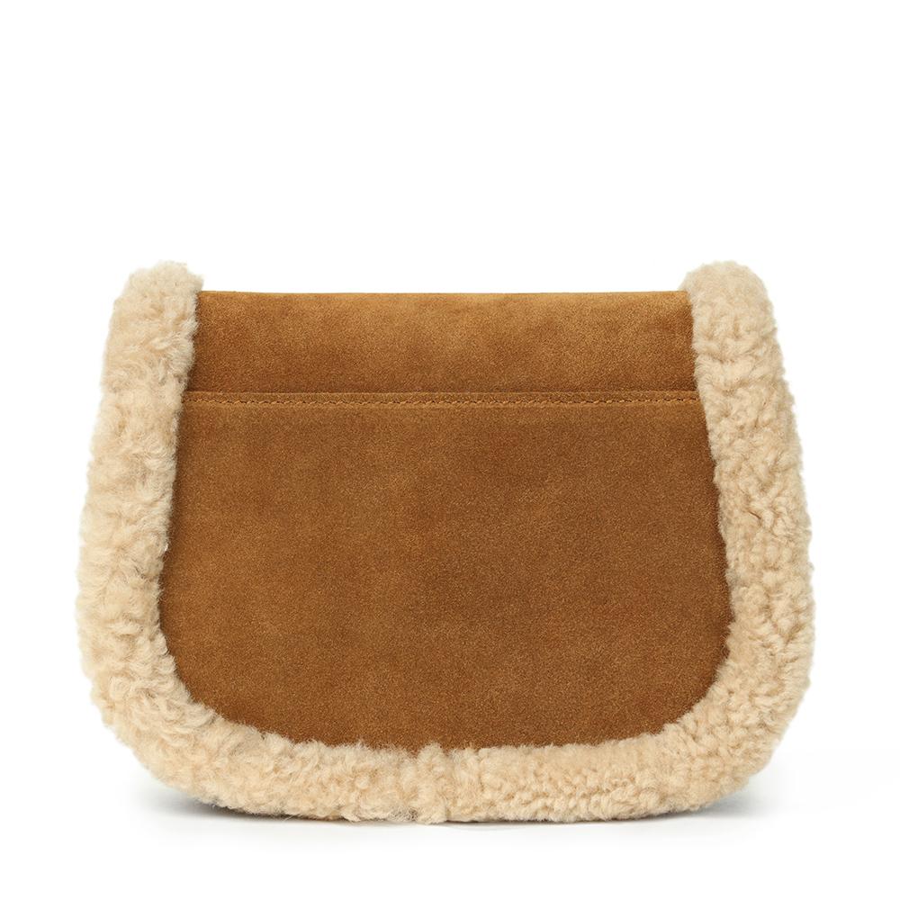 Camel Leather Crossbody Bag for Women - Stylish & Durable Shoulder Purse - Perfect for Travel, Work & Everyday Use