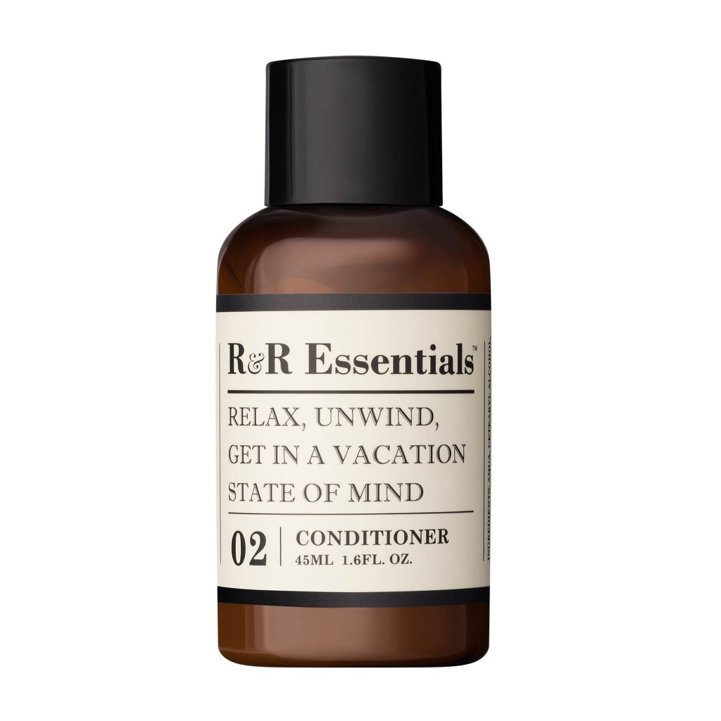 R&R Essentials Hair Conditioner - 45ml Travel Size for Soft, Smooth Hair - Perfect for On-the-Go Hydration & Salon-Quality Care at Home