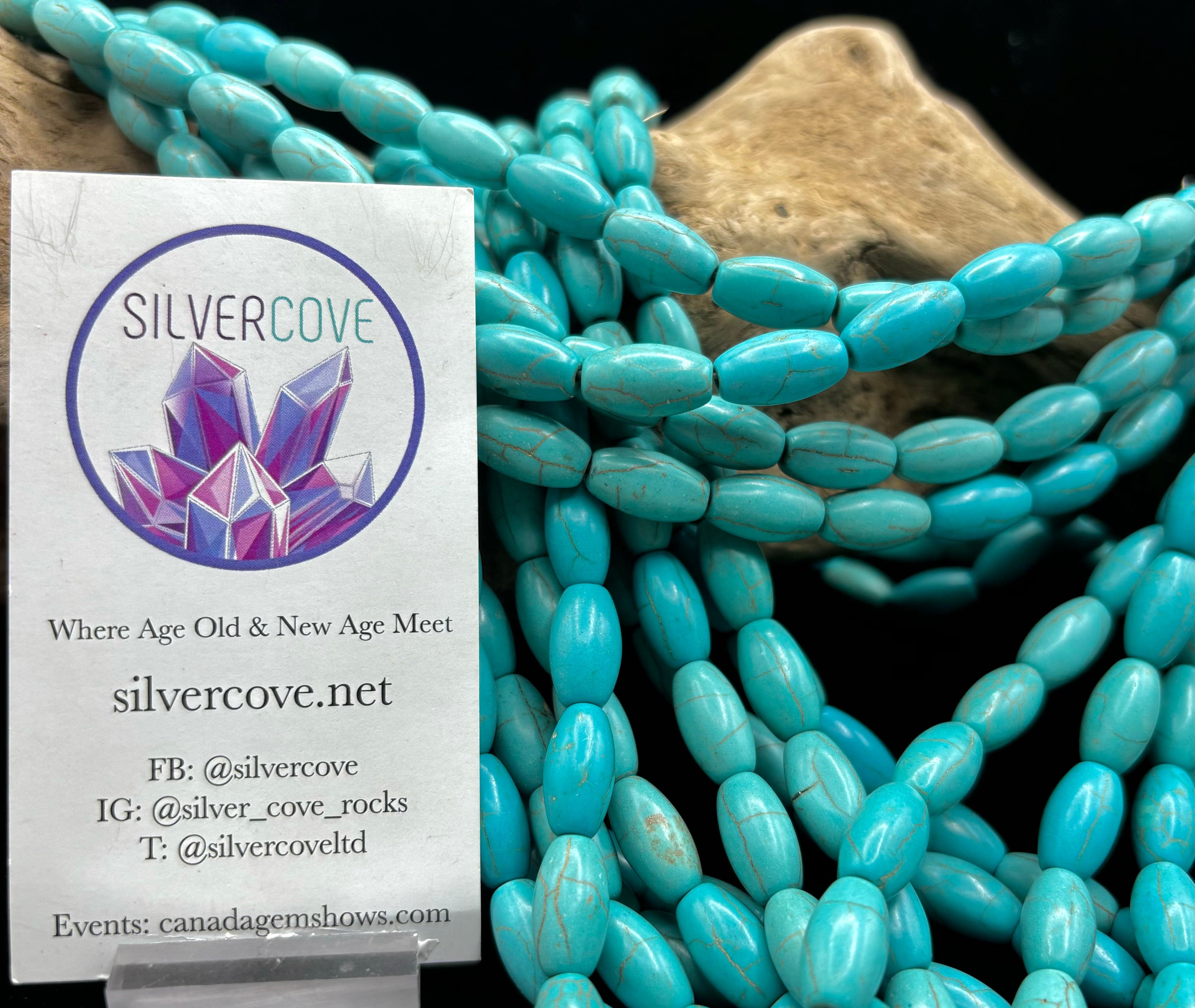 Blue Magnesite Bead Strands - Natural Healing Stone Jewelry for Necklaces & Bracelets | Perfect for Meditation, Stress Relief & Spiritual Balance