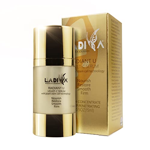 La Diva Vitamin C Serum - Anti Wrinkle Facial Serum with Hyaluronic Acid & Salicylic Acid for Moisturizing & Hydrating Skin - Microneedling & Anti Aging Treatment for Women - 15ml (1 Pack) | Brightens Skin, Reduces Fine Lines & Dark Spots | Perfect for Daily Skincare Routine & Nighttime Use
