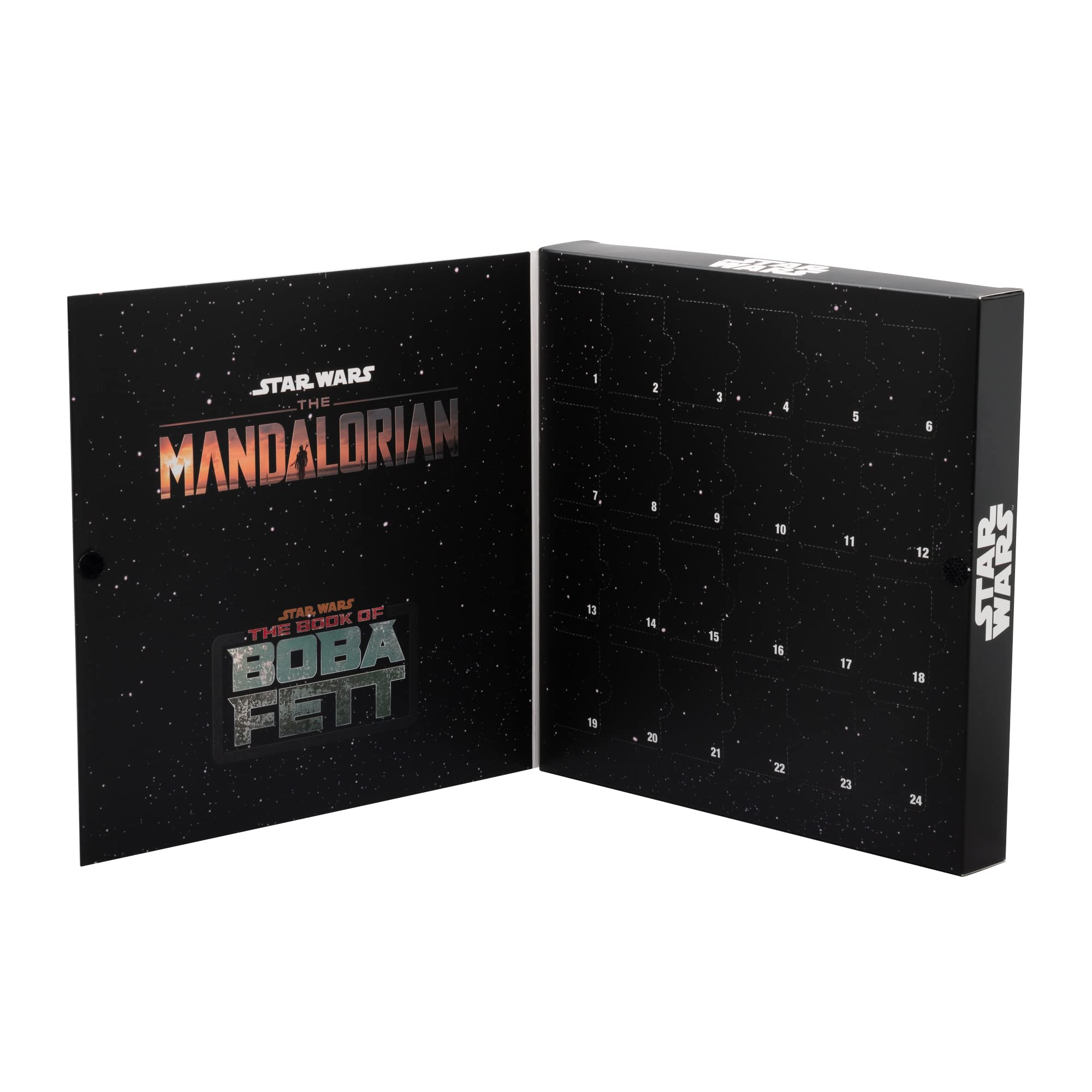 Star Wars The Mandalorian & The Book of Boba Fett Advent Calendar 2024 - Official Licensed Collectible with 24 Surprise Toys - Perfect for Holiday Countdown & Christmas Gift for Fans