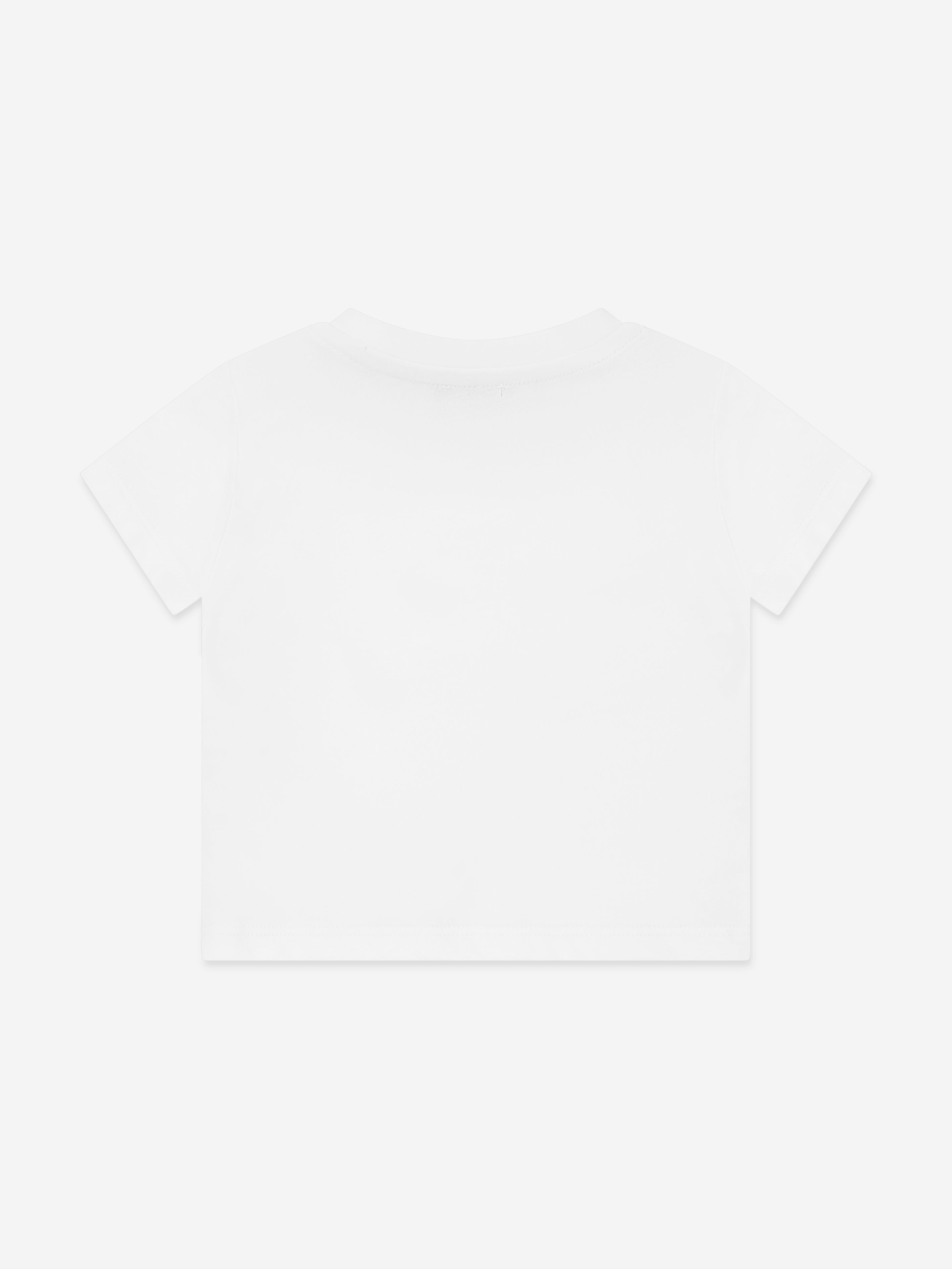 Baby Boys' White Zigzag Print T-Shirt - Soft Cotton Tee for Playtime & Casual Outfits