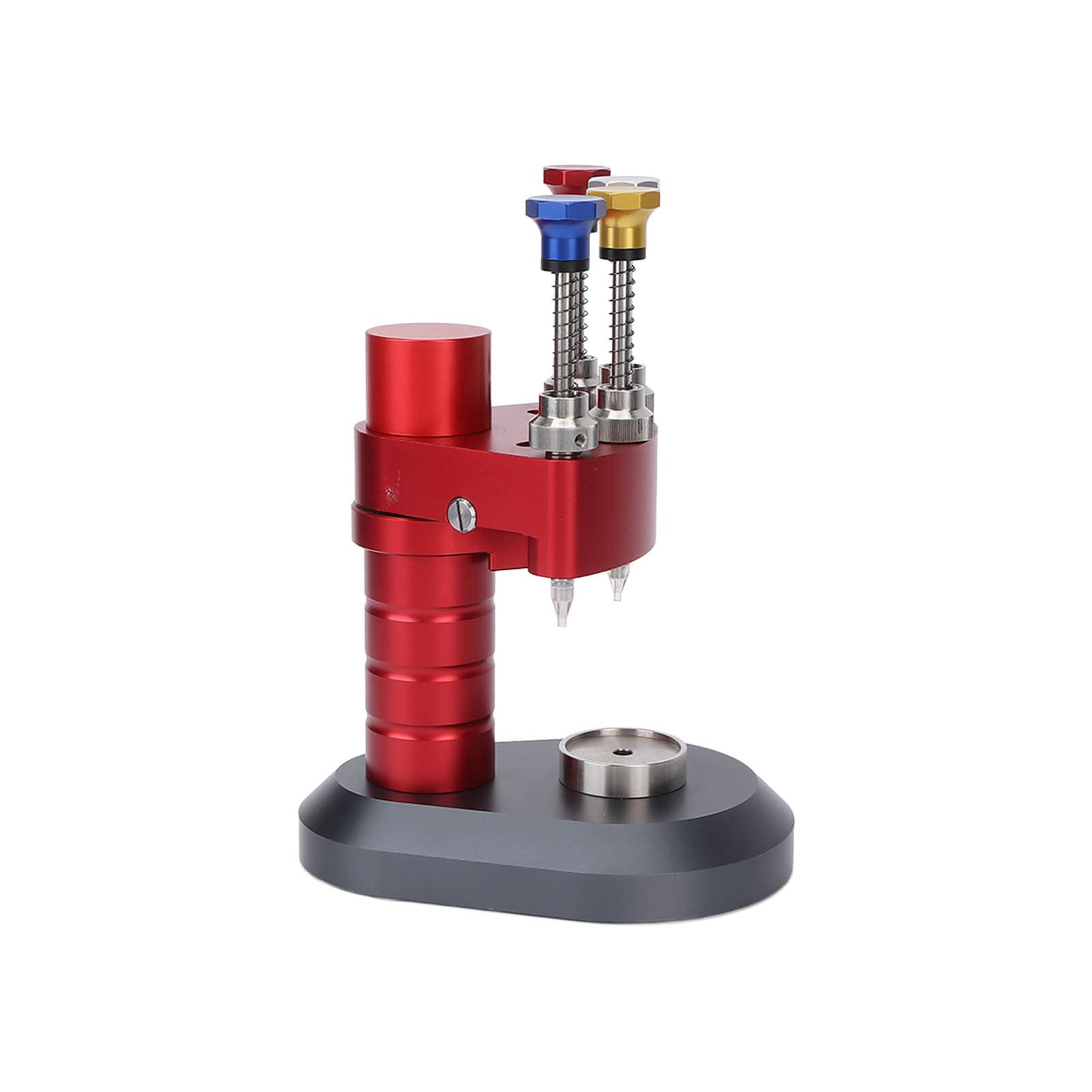 Professional Watch Hand Presser Tool - 4 Pin Steel Watch Repair Press for Watchmakers & Jewelers | Durable, Stable & Wear-Resistant | Perfect for Watch Repair Shops, DIY Watch Maintenance & Jewelry Workshops