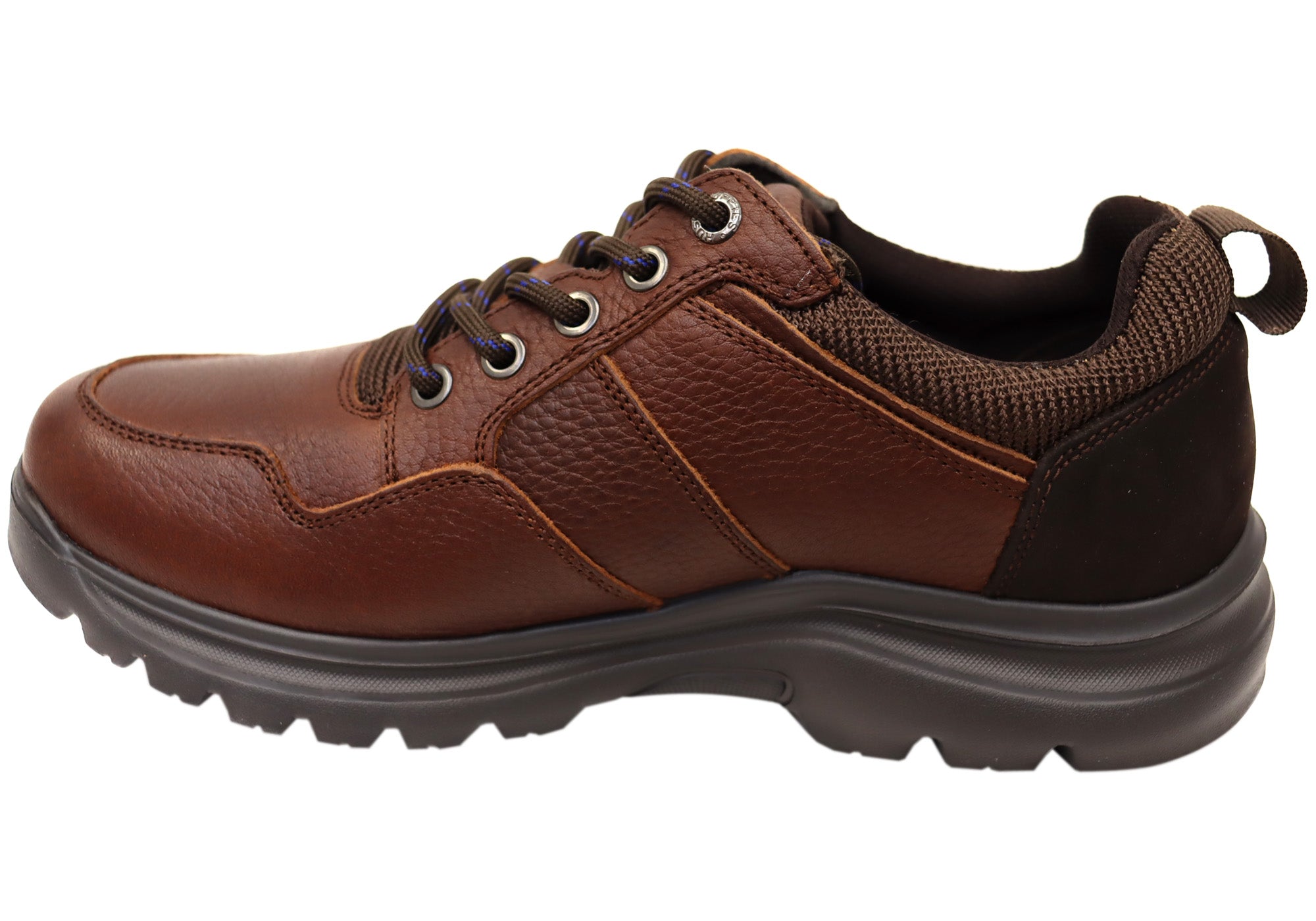 Hush Puppies Atlas Men's Extra Wide Width Leather Comfortable Walking Shoes for Work, Travel & Everyday Wear