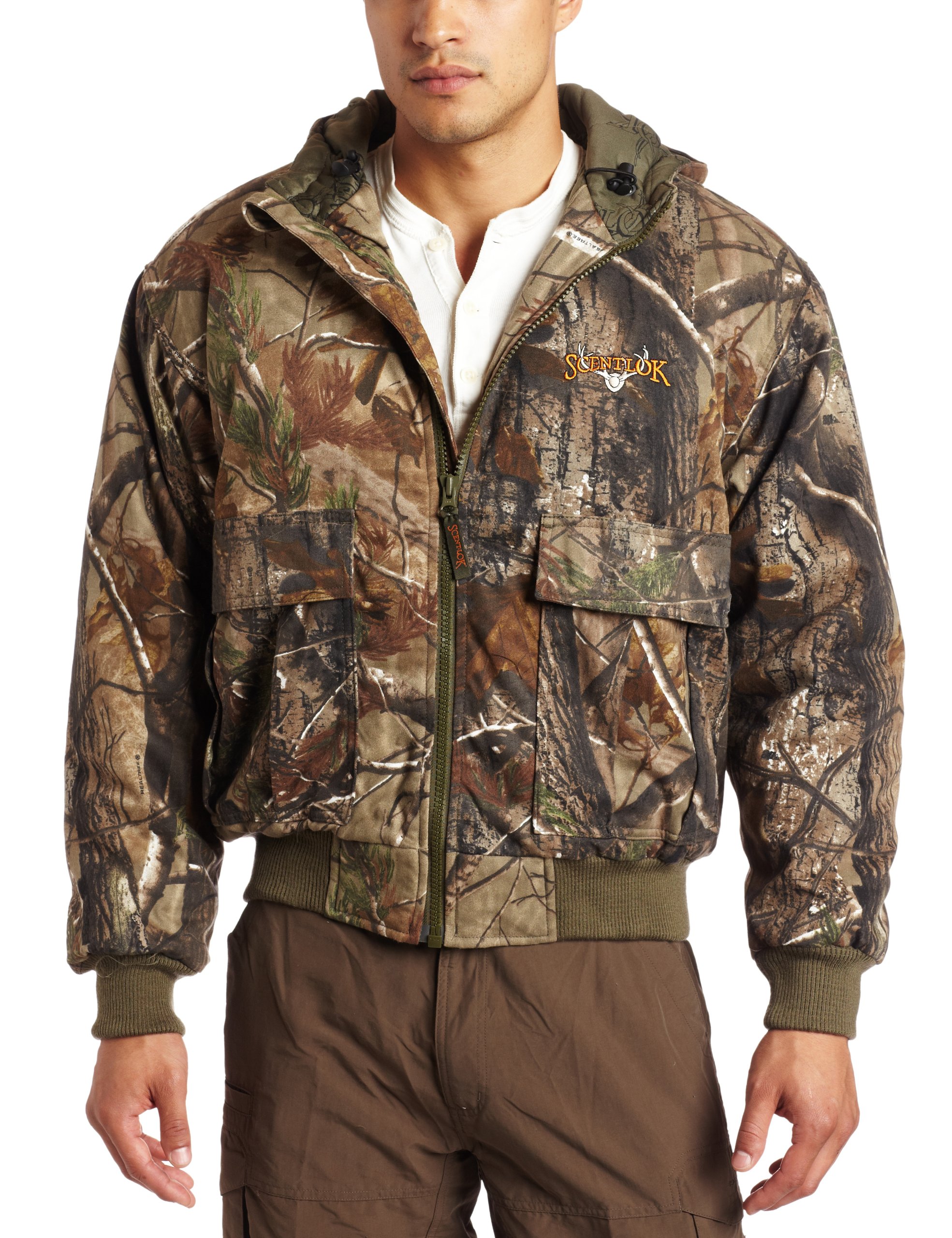 Scent-Lok Men's Cotton Classic Insulated Jacket - Warm Hunting Jacket for Cold Weather, Camouflage Outerwear for Deer Hunting & Outdoor Activities
