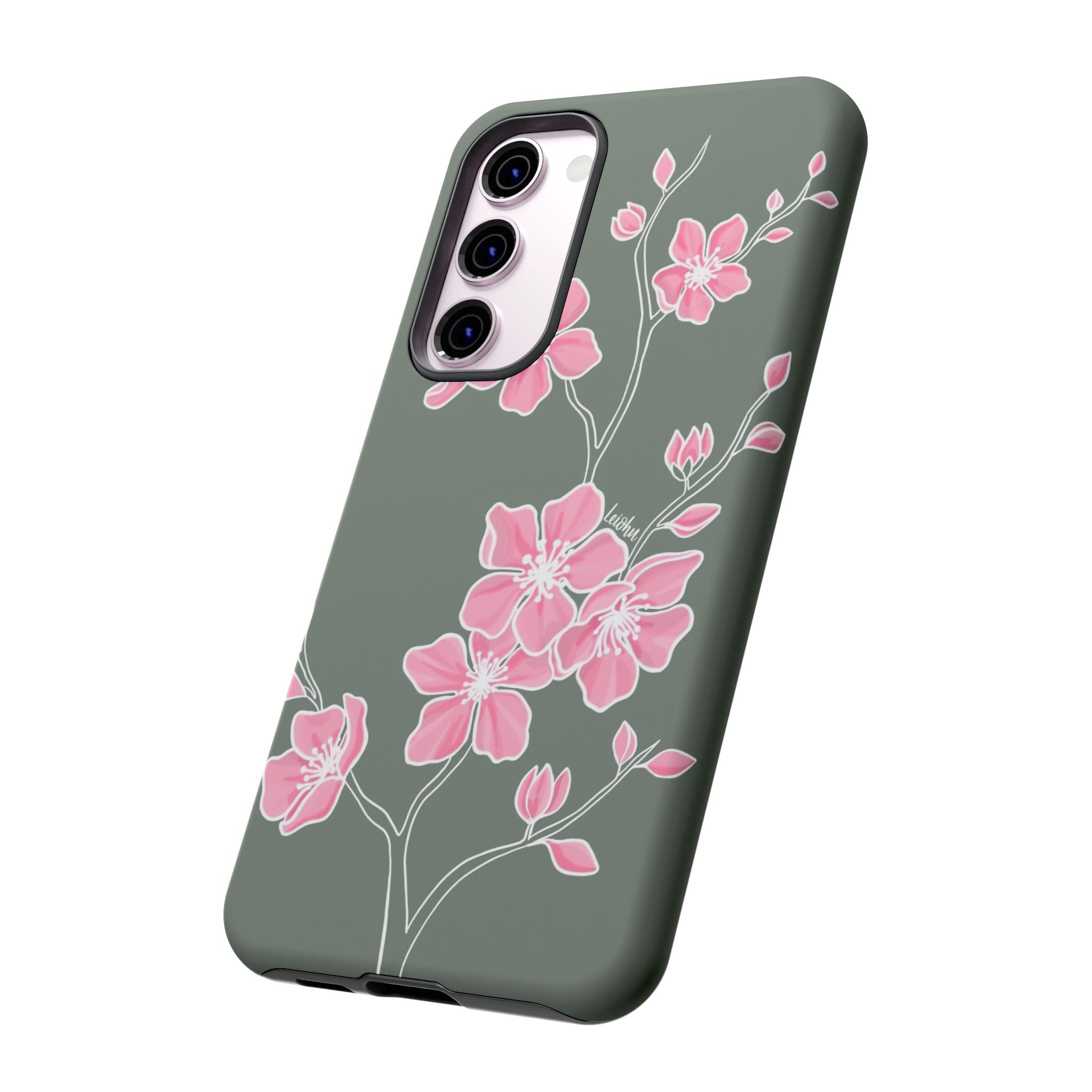 Samsung Galaxy Phone Case with Cherry Blossom Design - Stylish Protective Cover for Everyday Use, Travel & Work
