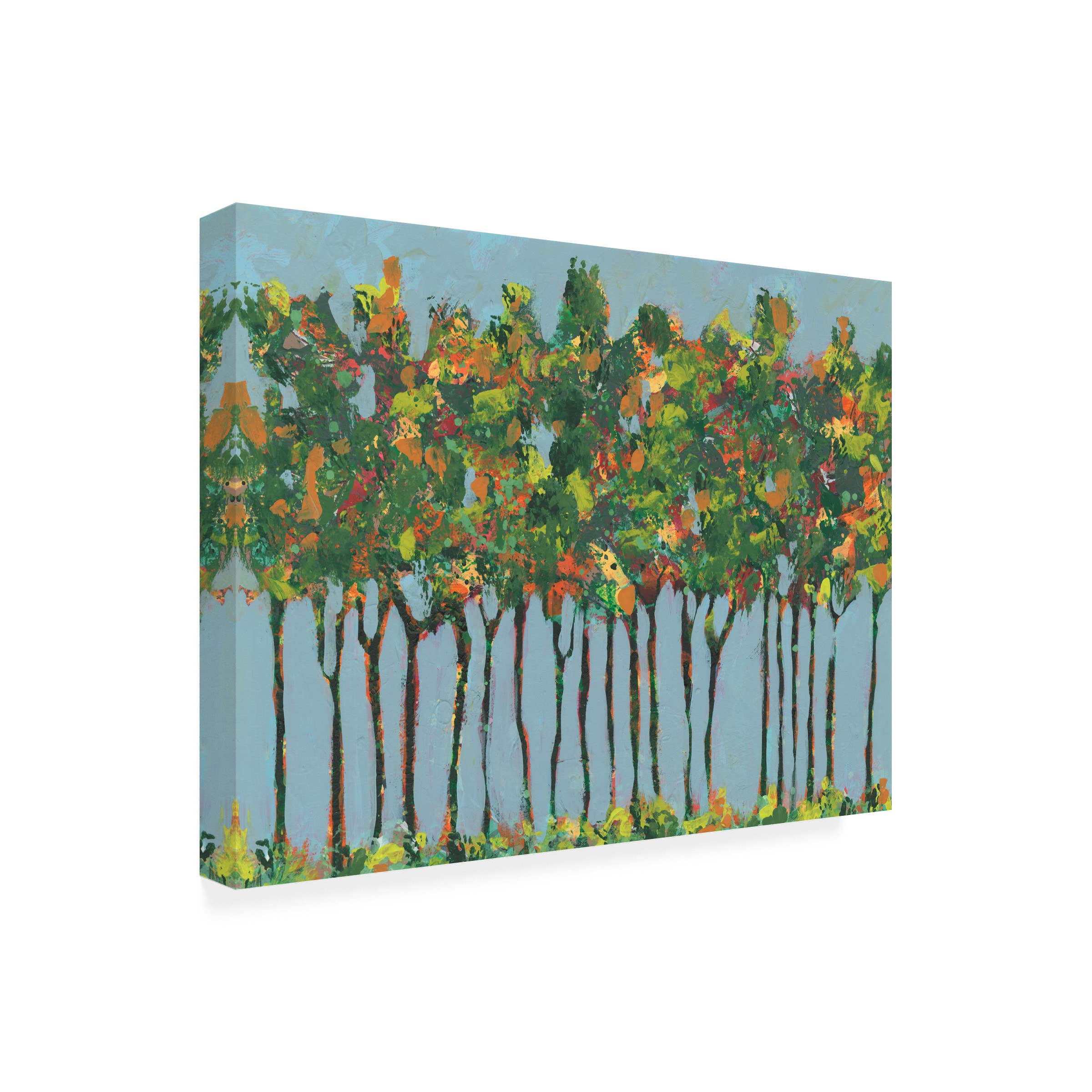 Trademark Fine Art 'Sunset Trees I' by Regina Moore - Stretched Canvas Wall Art for Living Room, Bedroom & Office Decor