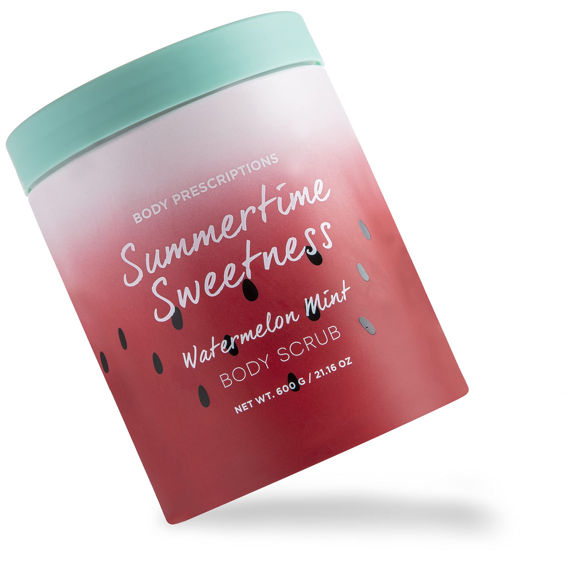 Summertime Sweetness Body Scrub & Exfoliating Wash - Watermelon Mint Infused Cleanser for Nourished, Ultra Smooth Skin | Perfect for Summer Skincare & Post-Workout Refreshment