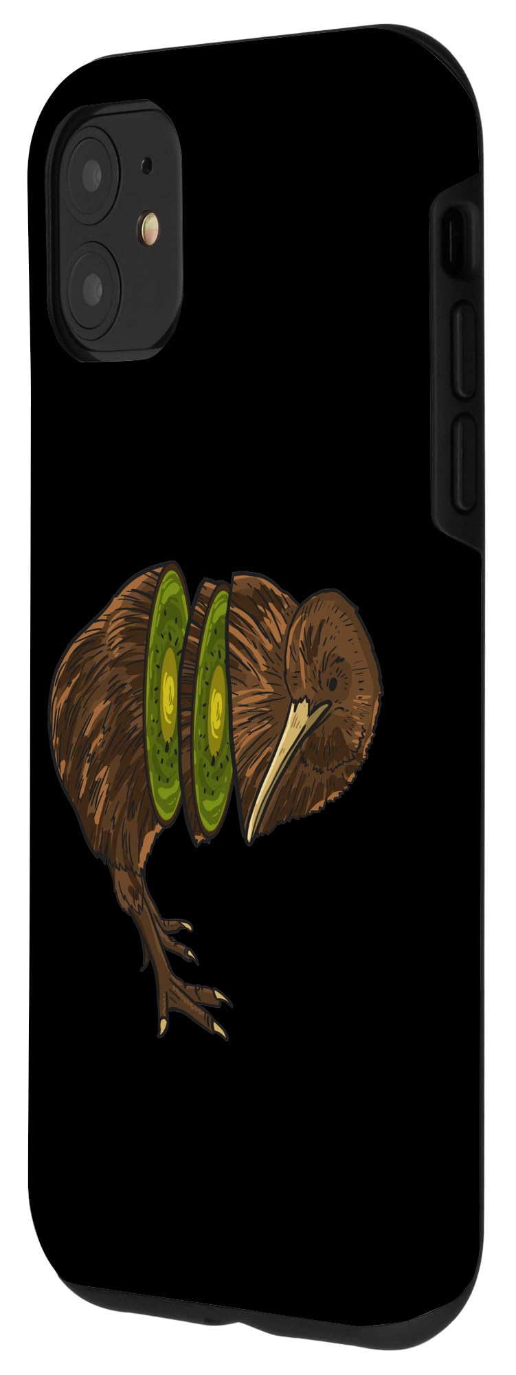 iPhone 11 Case - Kiwi Bird Funny Fruit Animal Design - Humorous Pun Gift for Joke Lovers - Perfect for Daily Use, Gifts & Special Occasions