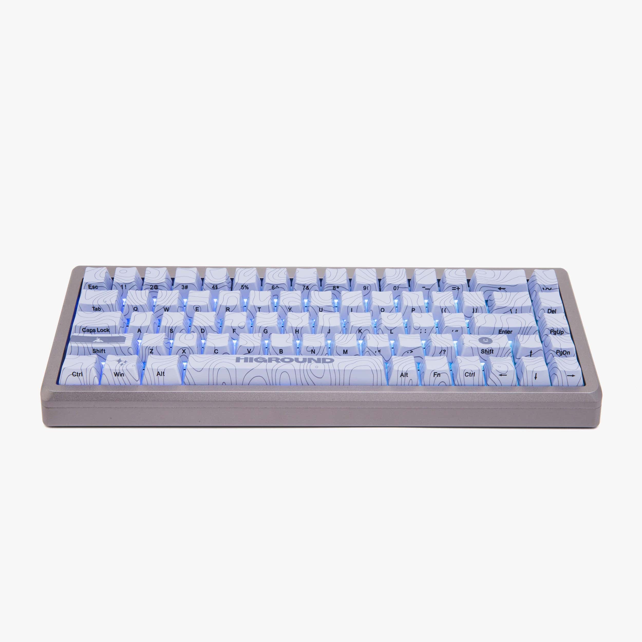 Higround Summit 2.0 65% Mechanical Keyboard - SLATE Edition | Compact Wired Gaming Keyboard for PC & Mac | Perfect for Esports, Office Work & Typing Enthusiasts
