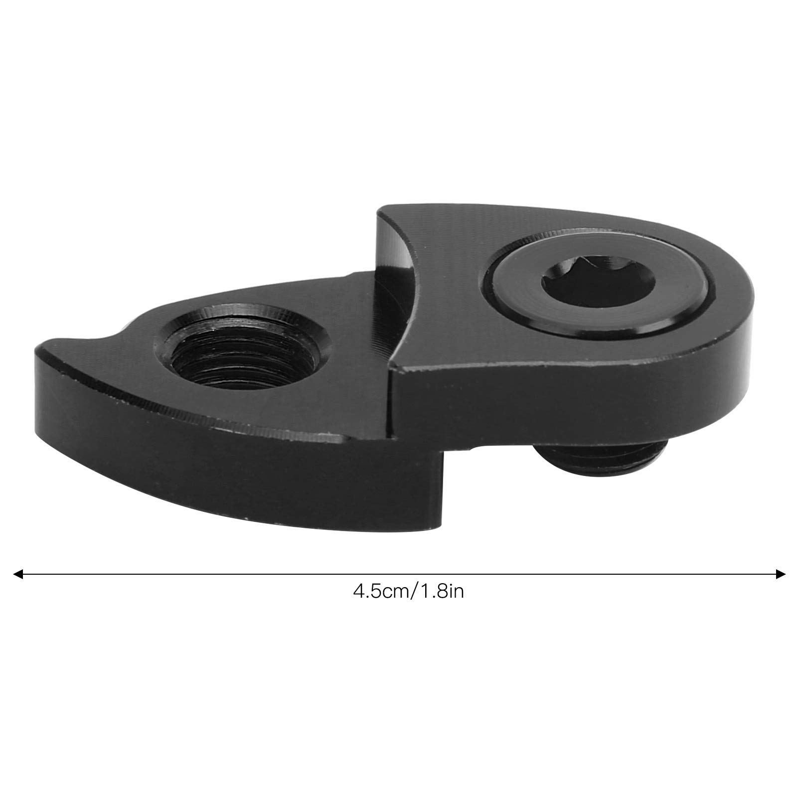 Bicycle Rear Derailleur Hanger & Extension Tail Hook - Black Wheel Teeth Upgrade for MTB/Road Bikes | Perfect for Gear Shifting & Drivetrain Optimization