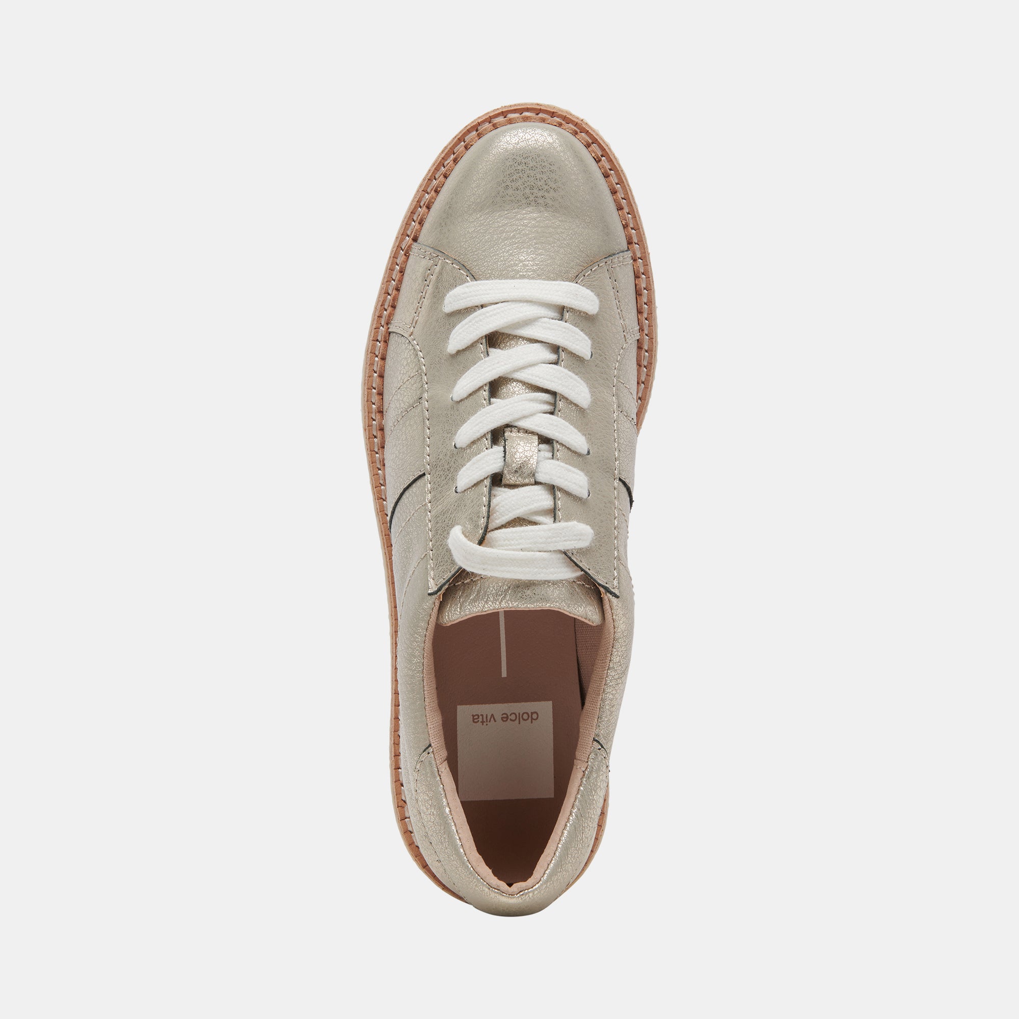 TIGER SNEAKERS Light Gold Leather - Stylish & Comfortable Women's Casual Shoes for Walking, Running & Everyday Wear
