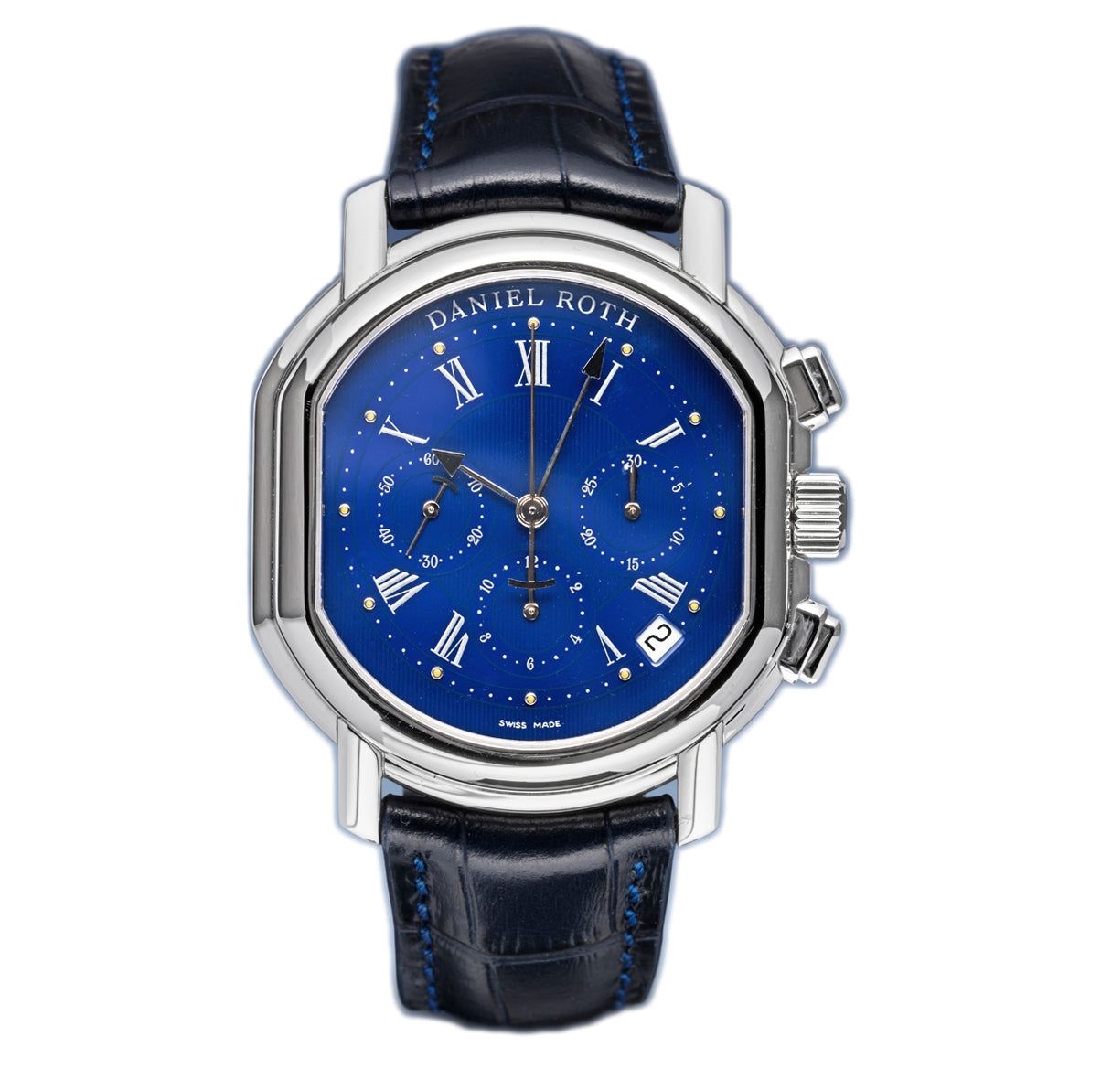 Daniel Roth Masters Chronograph Stainless Steel Men's Watch - Luxury Swiss Automatic Timepiece for Business & Formal Occasions