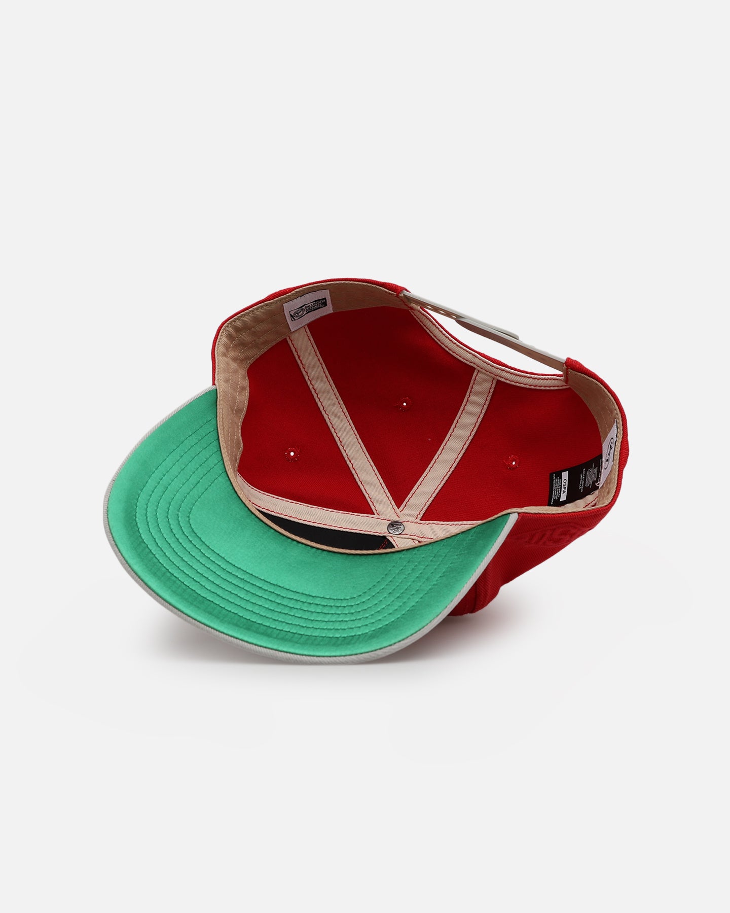 47 Brand Ohio State Buckeyes NCAA Trophy Case Premium Hitch Snapback Cap - Red Adjustable Baseball Hat for Men & Women, Perfect for Game Day, Sports Events and Casual Outfits