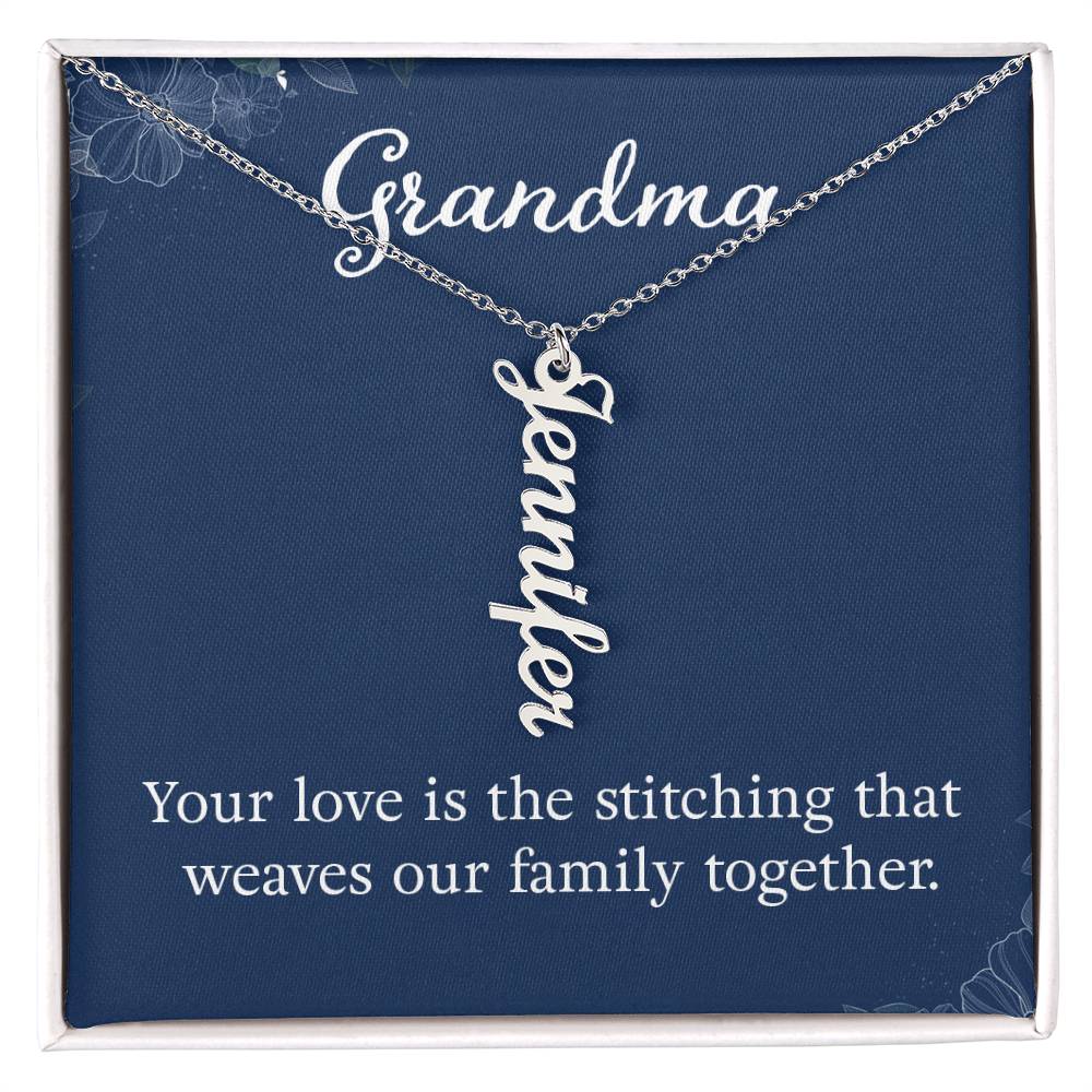 Personalized Grandkids Name Necklace - Custom Engraved Grandma Gift for Birthday, Mother's Day & Anniversary - Perfect for Family Keepsakes & Special Occasions