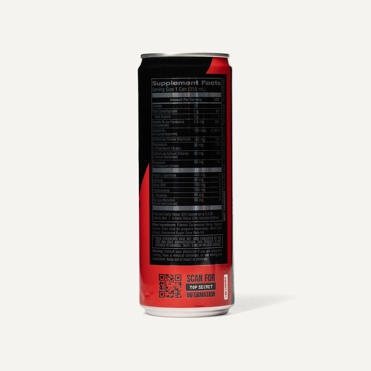 JOCKO GO Energy Drink - 12 Pack | Sugar-Free Pre Workout & Post Workout Supplement | Boost Energy & Focus for Gym, Running & Fitness