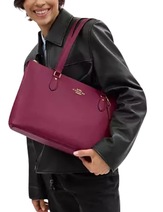 Coach Gallery Tote Bag - Premium Leather Handbag for Women | Stylish Work Tote, Travel & Everyday Carry | Perfect for Office, Commute & Shopping