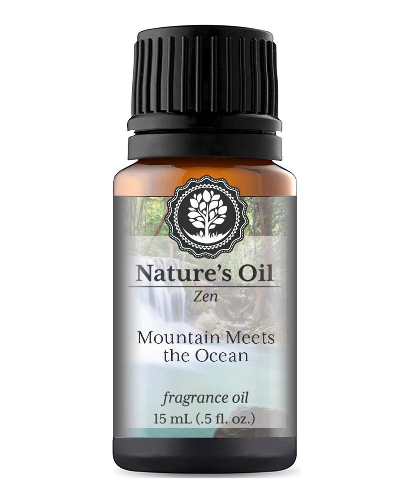 Mountain Meets The Ocean Essential Oil - 15ml Aromatherapy Oil for Diffusers, Candles, Soap Making, Bath Bombs, Lotion | Home Fragrance, Linen Spray, DIY Slime | Relaxing Scent for Spa, Yoga & Meditation