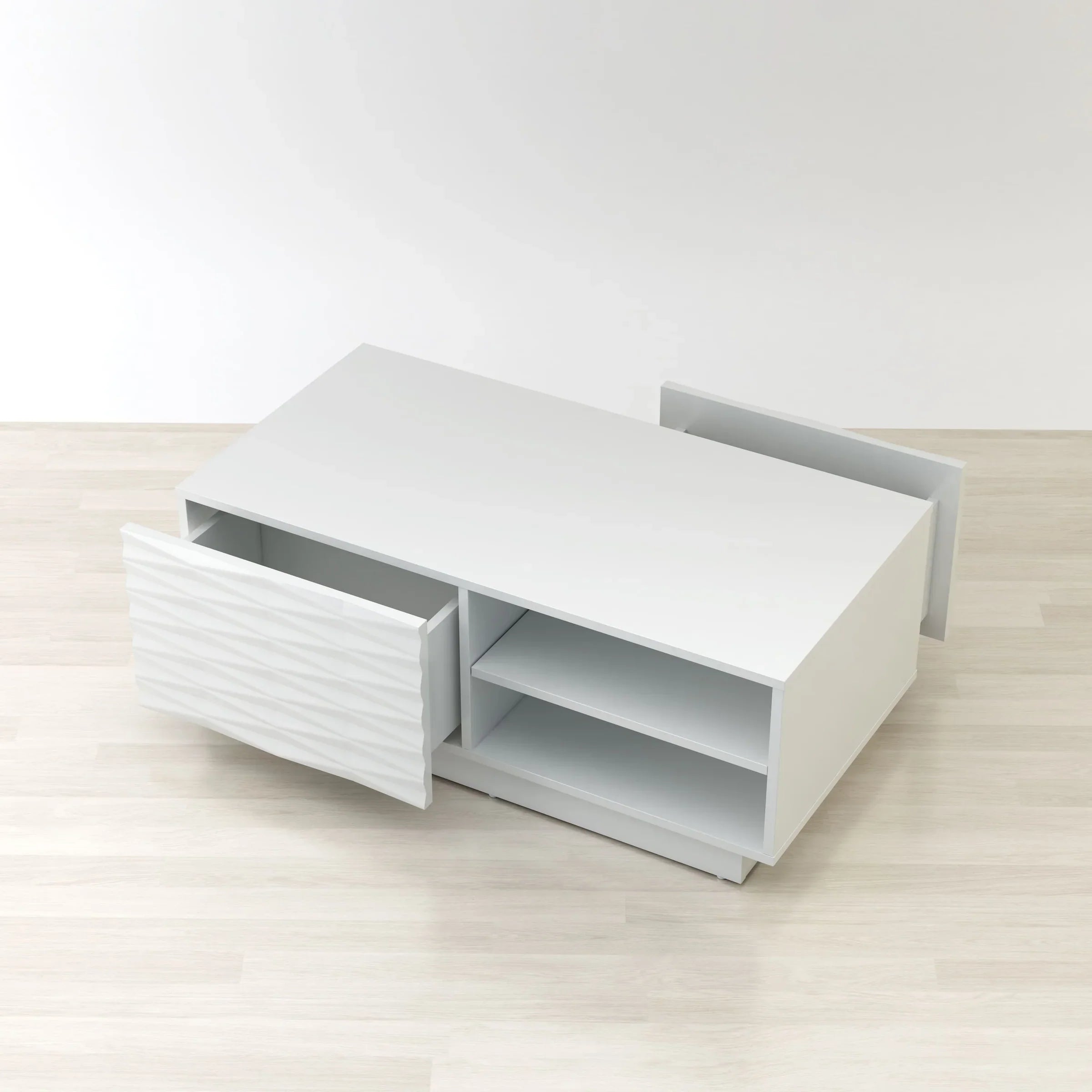 Anderson Teak Hinwil Coffee Table CTH 037 - Solid Teak Wood Modern Side Table for Living Room, Patio & Outdoor Use
