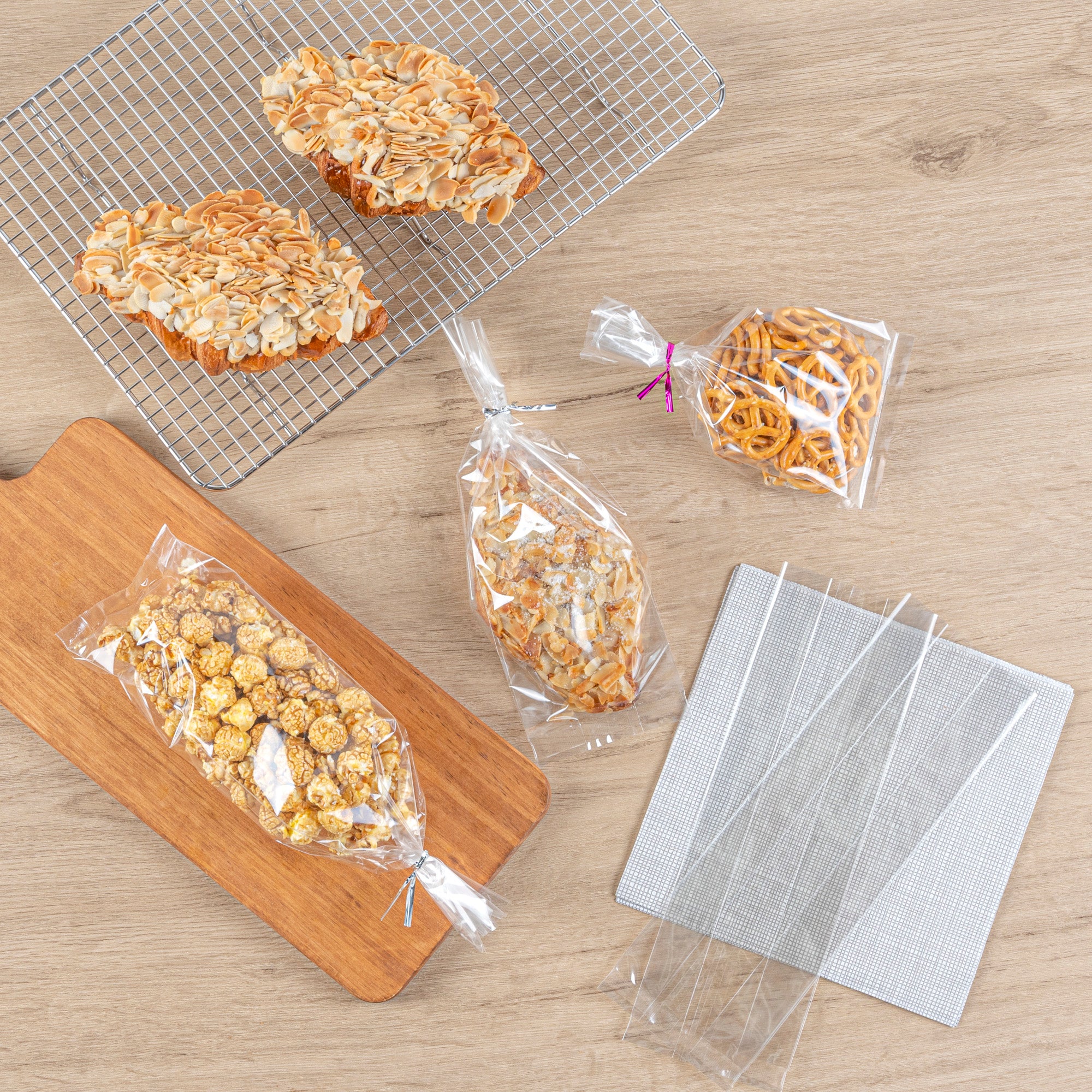 Clear Plastic Gusset Bags - High Clarity, Heat Sealable, 3.5