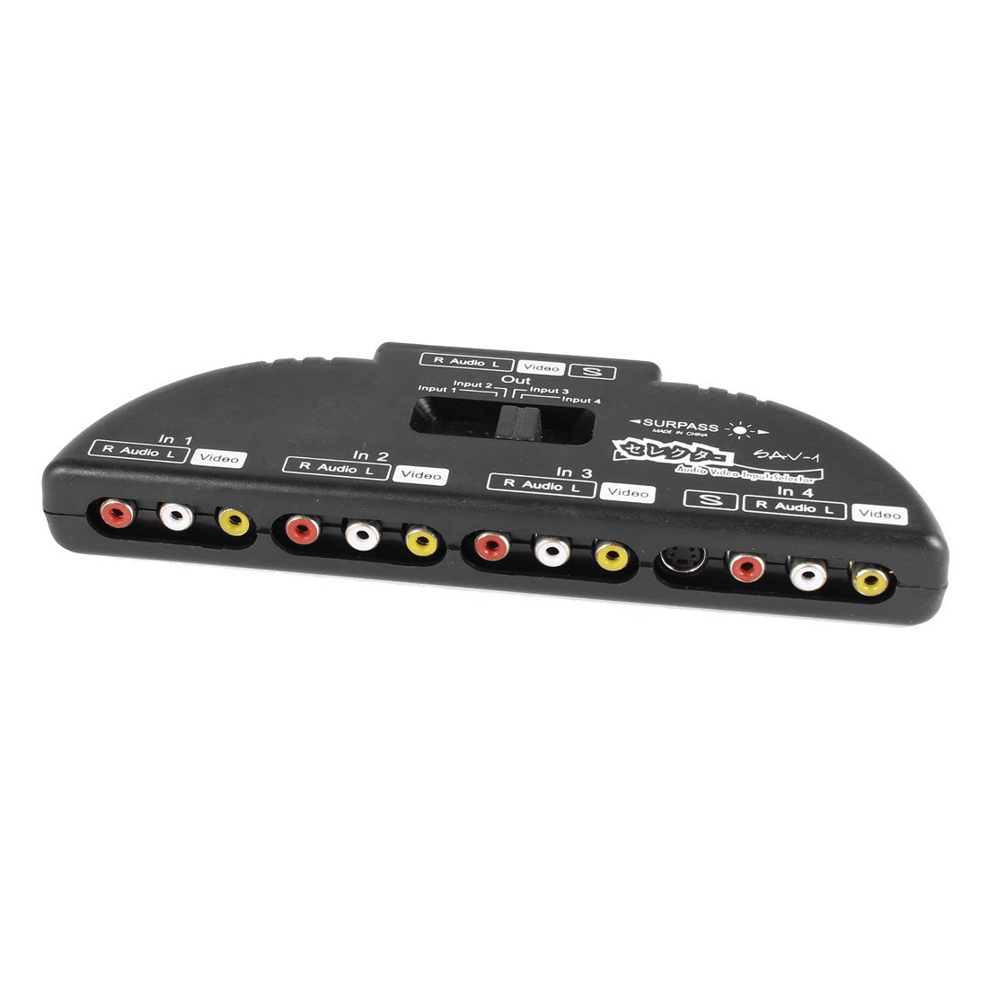 Uxcell 4-Port HDMI Audio Video Switch Box Selector - 4K 60Hz, Black | for Home Theater, Gaming, PC & TV Setup
