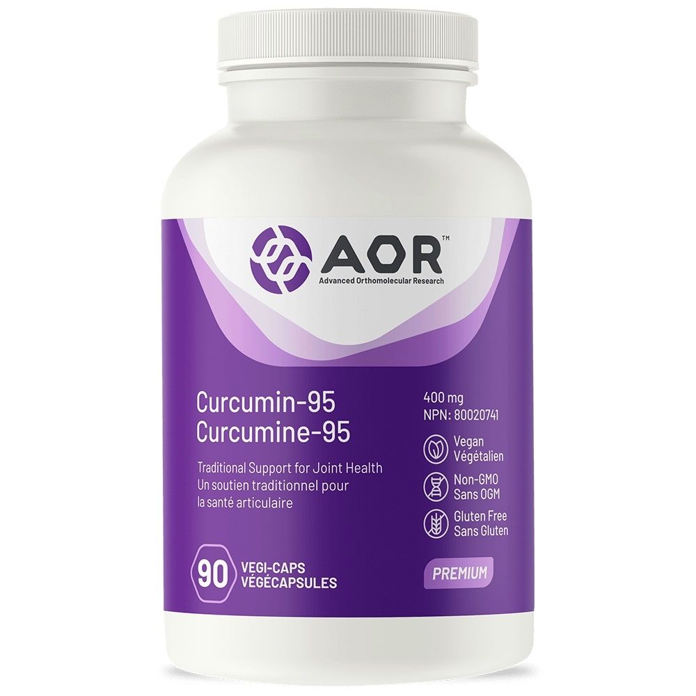 Premium Aor Curcumin 95 Supplement - 90 Vegan Capsules for Joint Support & Inflammation Relief | Ideal for Daily Wellness & Active Lifestyle