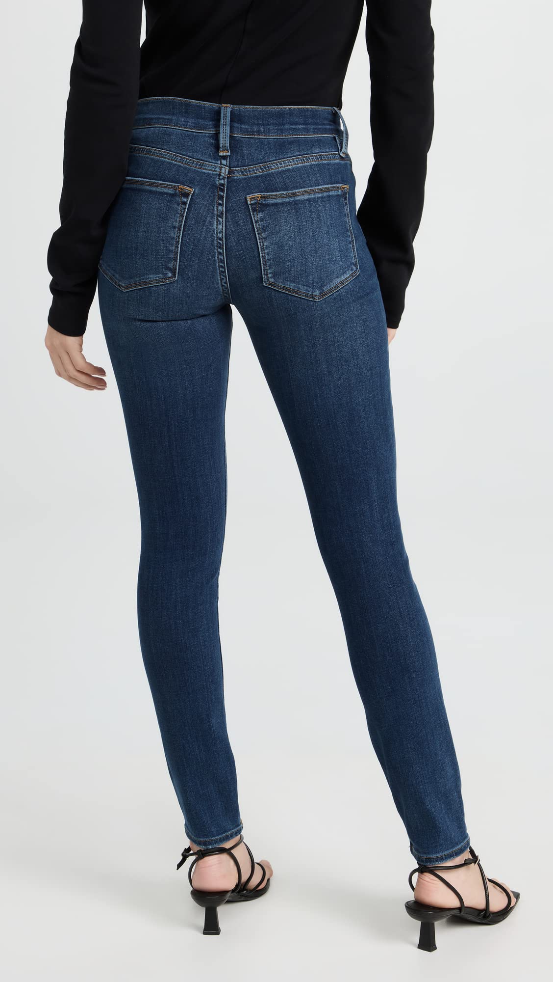 FRAME Women's High Waist Skinny Jeans - Stretch Denim Pants for Everyday Comfort & Style | Perfect for Work, Casual Outfits & Night Out