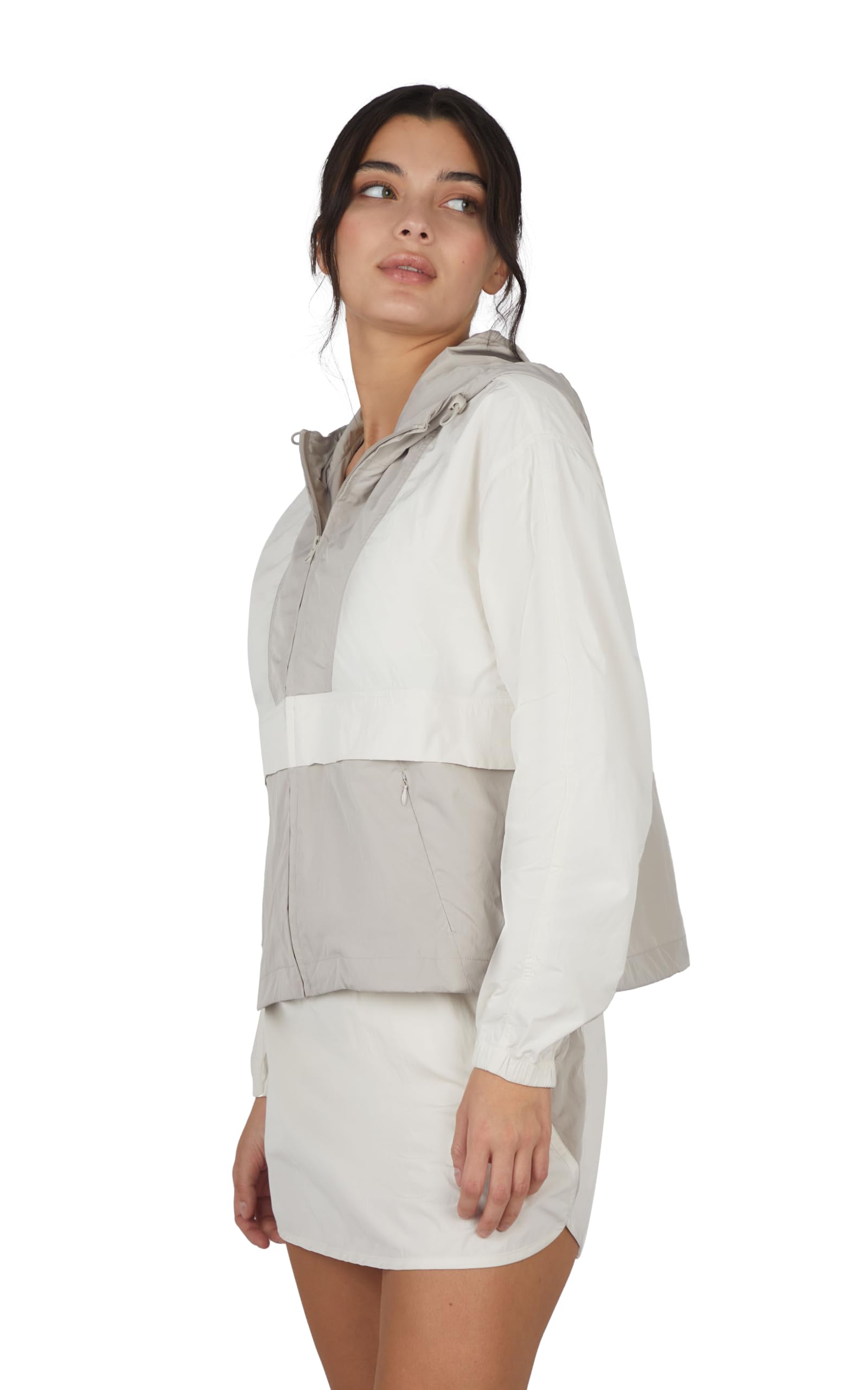 Yogalicious Women's Radiant Color Block Tatum Hoodie - Soft Fleece Pullover for Yoga, Running & Lounge Wear | Trendy Athletic Hooded Sweatshirt for Gym, Travel & Casual Outfits