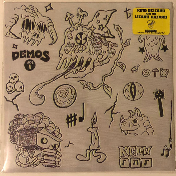 King Gizzard And The Lizard Wizard - Demos Vol 1: Music To Kill Bad People To Limited Edition Splatter Vinyl LP (Mint Condition) | Rare Collectible Record for Music Enthusiasts & Vinyl Collectors | Perfect for Home Listening & Gifts