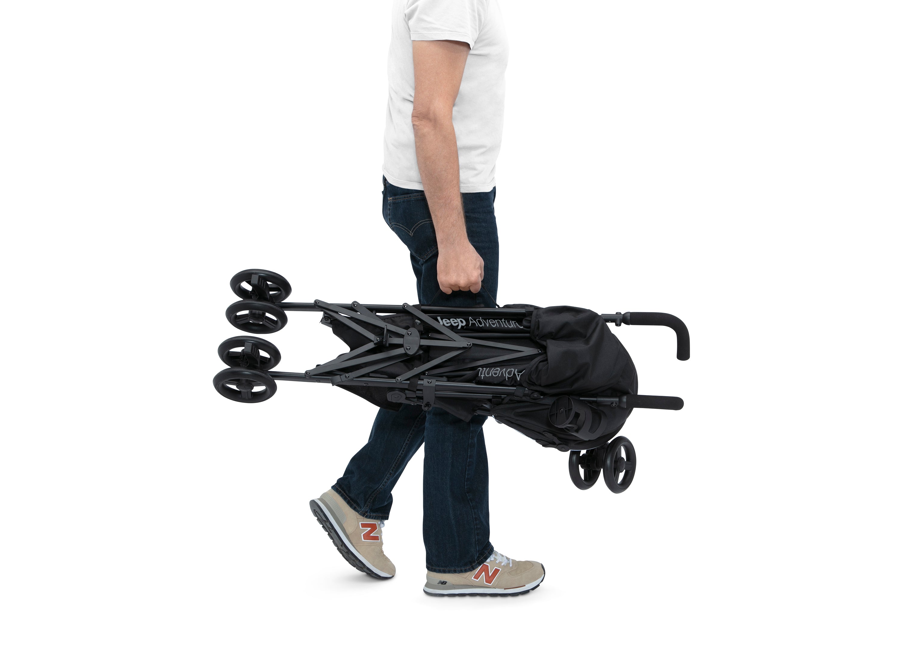 Delta Children Jeep AdventureGlyde Stroller - Lightweight All-Terrain Baby Stroller for Outdoor Adventures, Travel & Daily Use