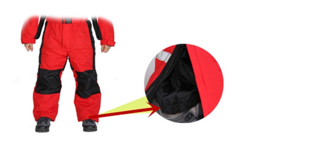 **Windproof One-Piece Snowsuit with Reflective Strips for Men & Women – Ideal for Skiing, Snowboarding & Winter Outdoor Activities**