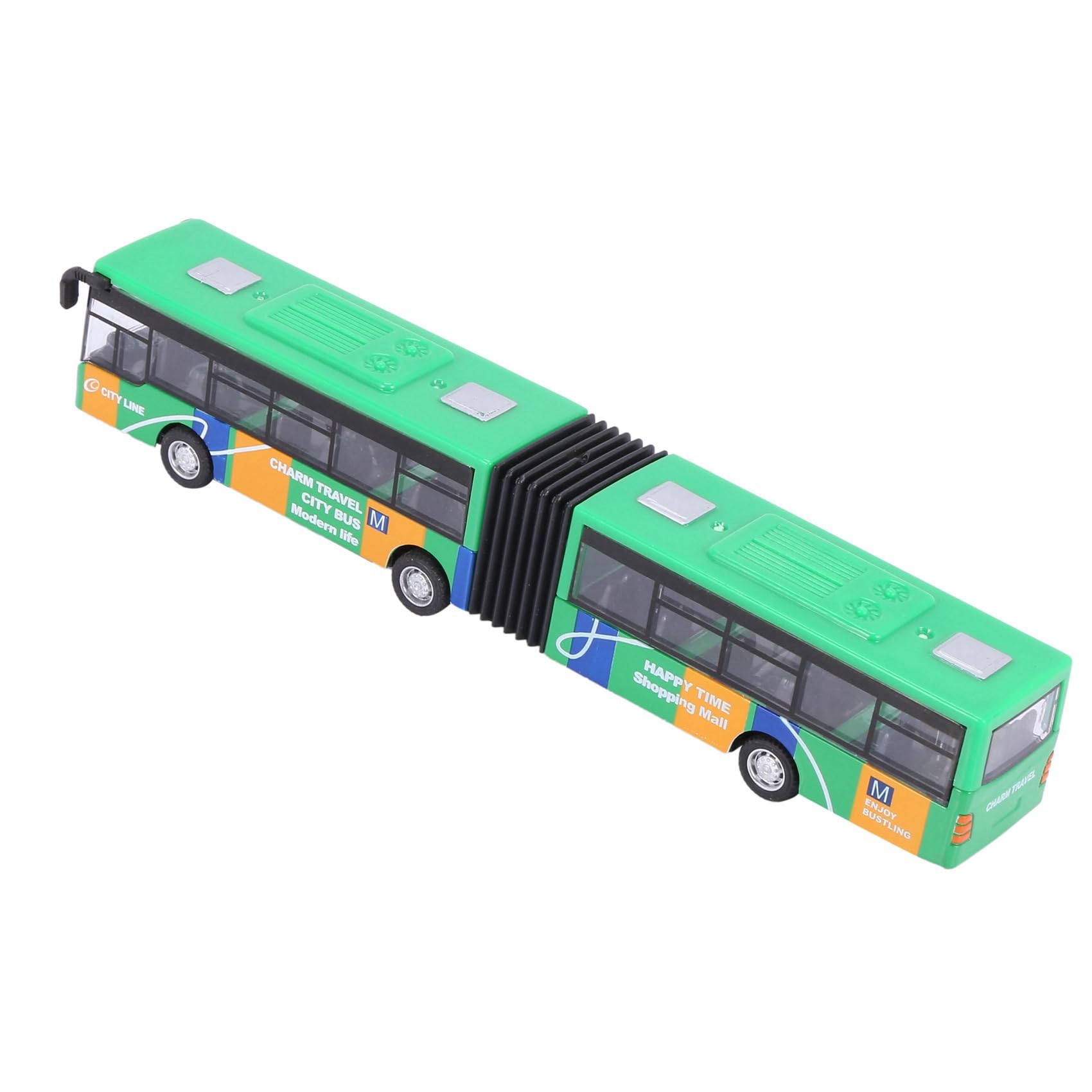 Verasail 2-Piece Diecast Toy Car Set - Miniature Green Bus & Vehicle for Kids, Toddlers & Small Babies | Perfect for Playtime, Collecting & Early Learning