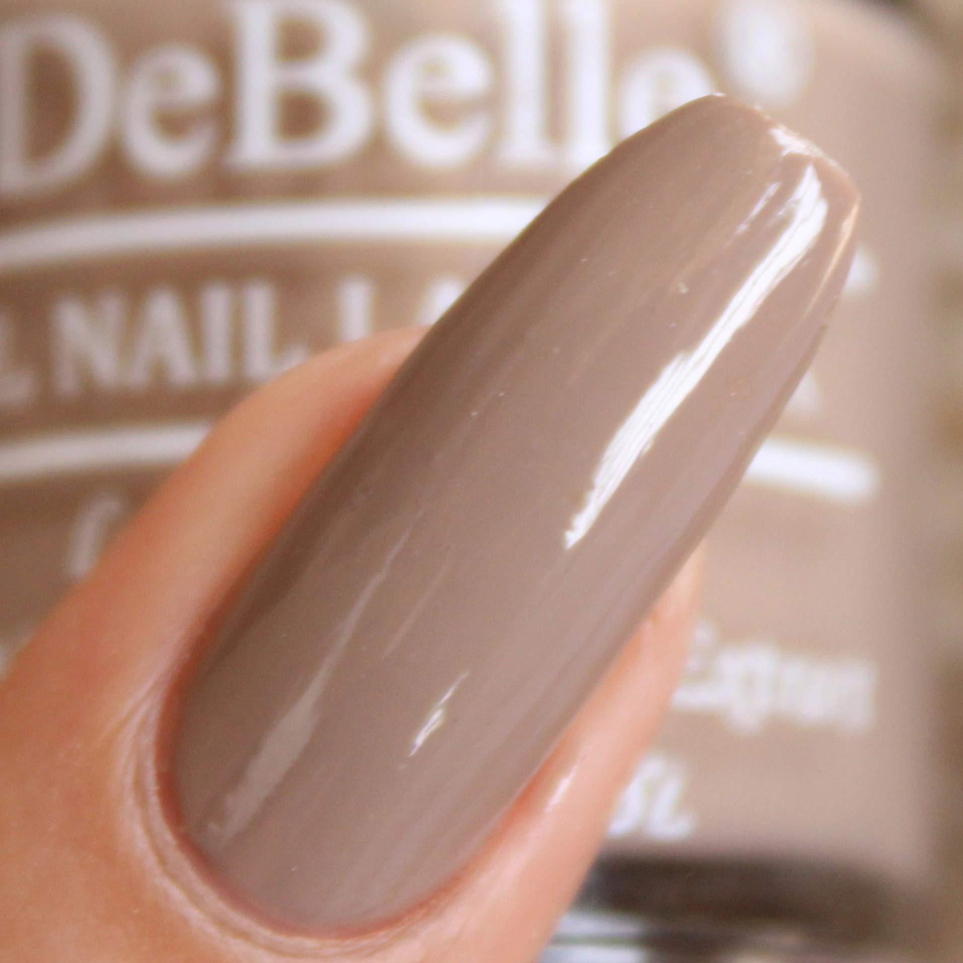 DeBelle 6-Piece Nail Polish Set - Dark Grey, Maroon, Pink & More | 48ml Total (8ml Each) | Long-Lasting Shimmer & Glossy Finish | Perfect for Parties, Weddings & Everyday Wear