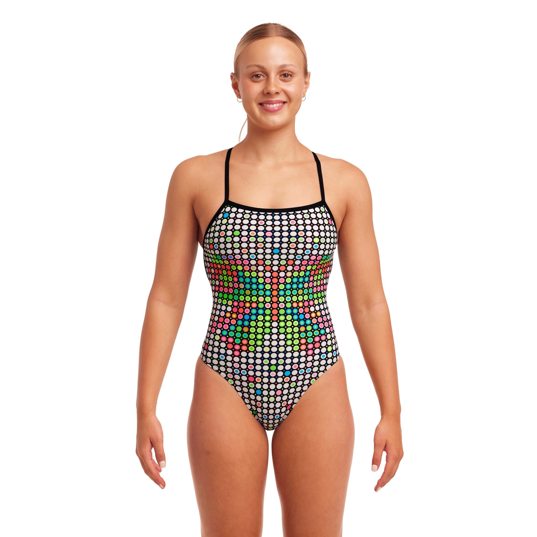 Funkita Snow Flyer Strapped In Ladies Swimsuit - Women's One Piece Bathing Suit for Swimming, Surfing & Beach Activities