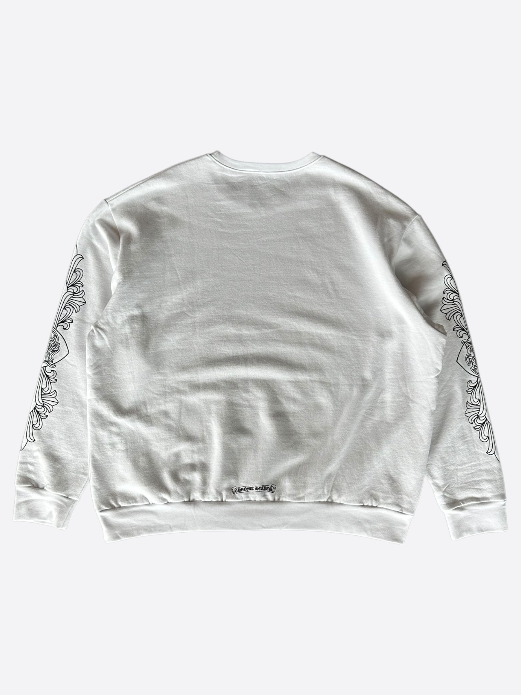 Chrome Hearts Love You Logo Sweater - Black & White Unisex Pullover for Casual Wear & Street Style Fashion