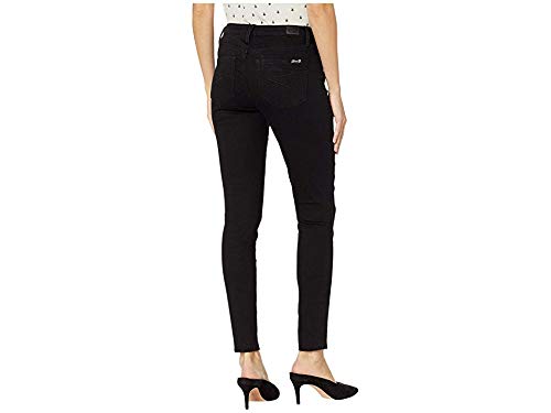 Seven7 Women's Raw Hem Skinny Jeans in Midnight Wash - Size 16 | High-Stretch Denim Pants for Casual Wear & Night Out