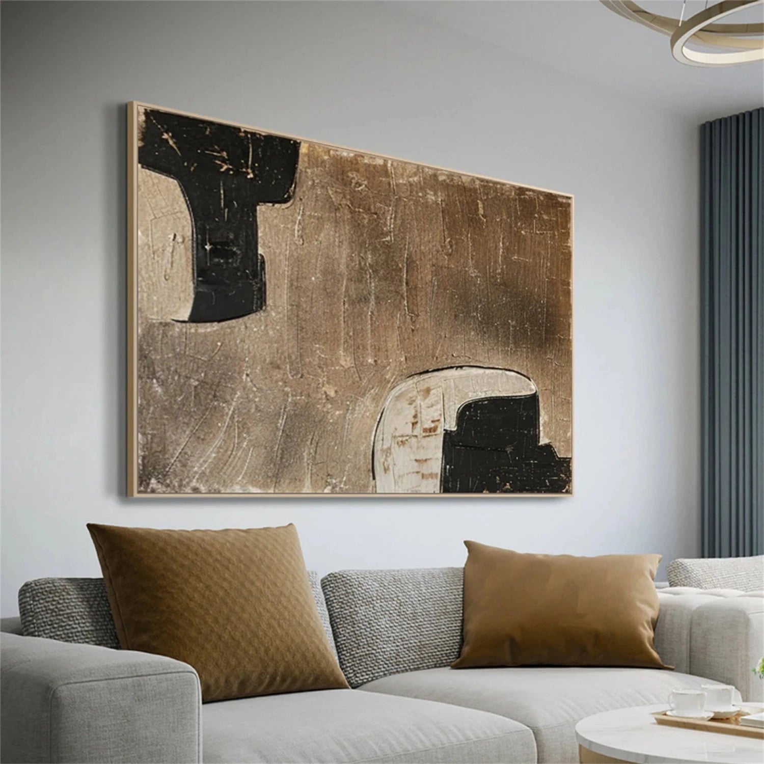 Abstract Tranquility Wall Art #WS205 - Modern Minimalist Canvas Painting for Home & Office Decor - Perfect for Living Room, Bedroom or Meditation Space