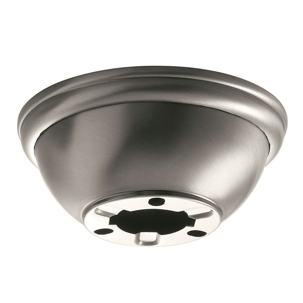 Kichler 337008AVI Flush Mount Ceiling Light Fixture Kit in Anvil Iron Finish - Perfect for Bedroom, Hallway, and Closet Lighting