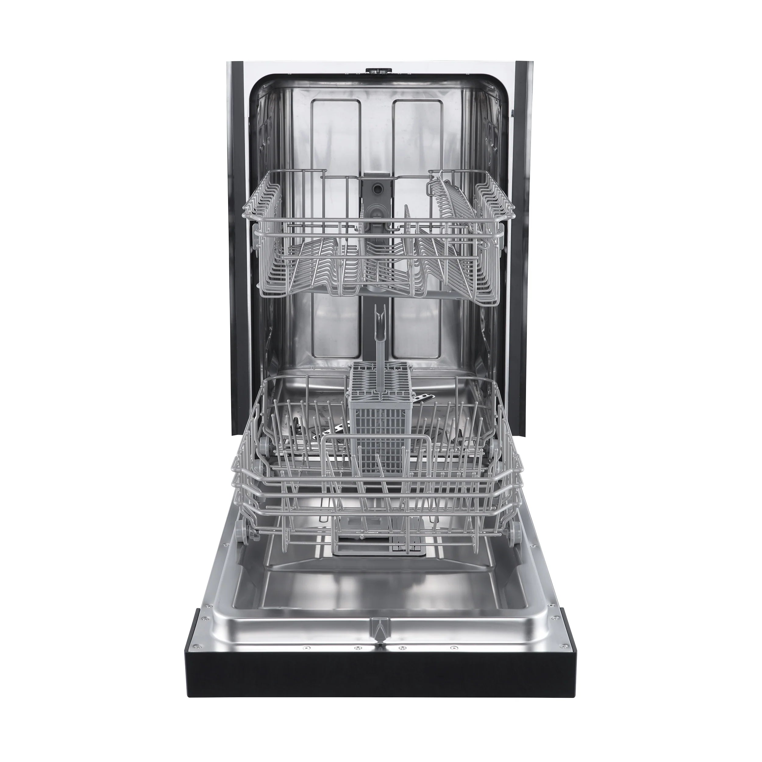 Forno Espresso 18 Inch Built-In Dishwasher in Black - FDWBI8041 18BLK | Energy Efficient, Ultra Quiet | Perfect for Modern Kitchens and Small Spaces