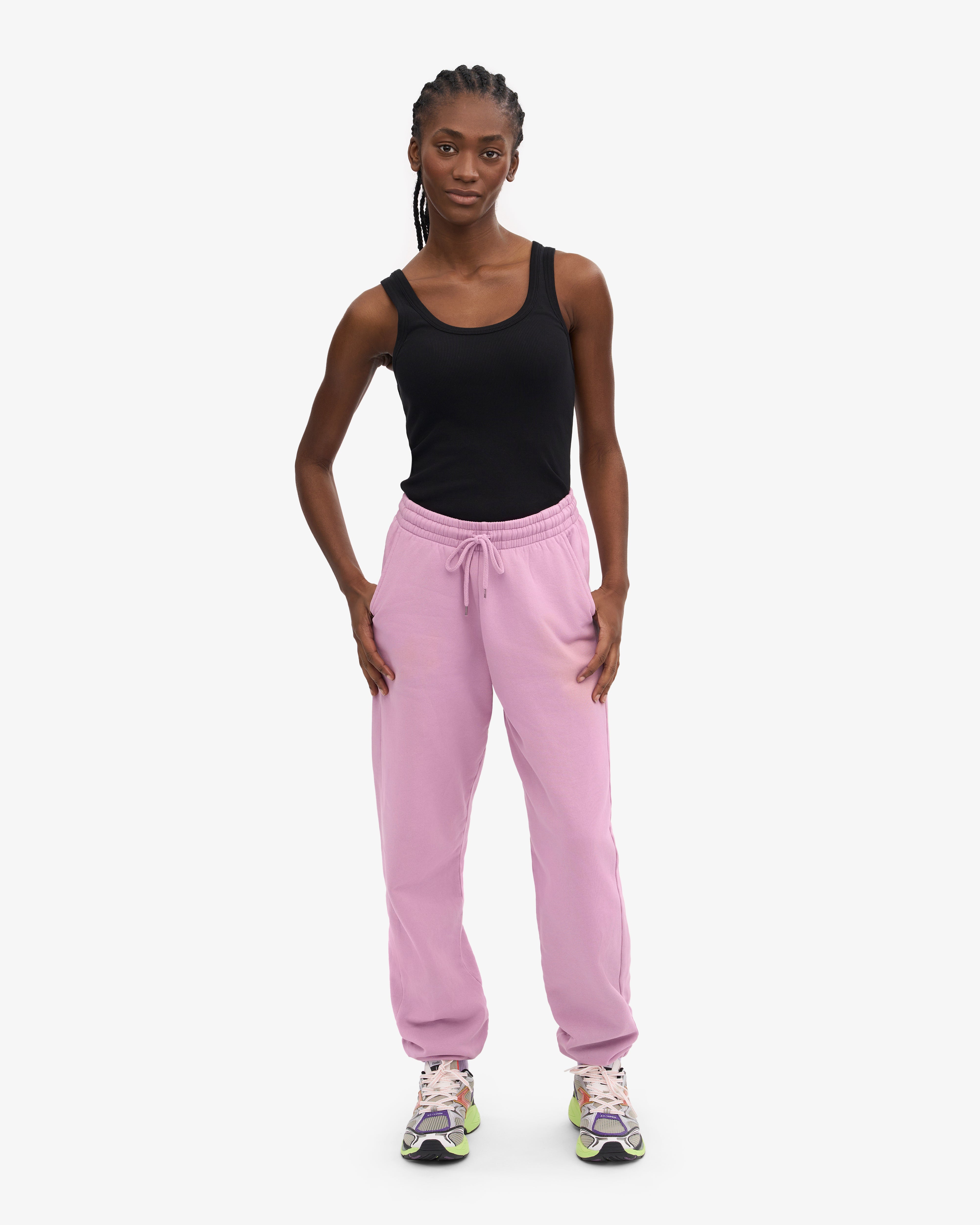 Organic Cotton Sweatpants for Women - Soft & Comfortable Cherry Blossom Print Lounge Pants - Perfect for Yoga, Running & Home Relaxation