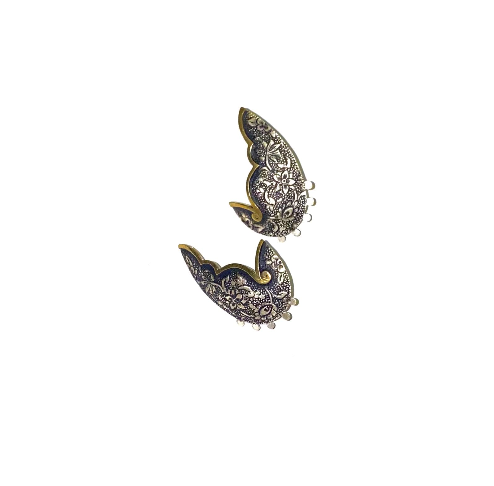 Elegant Silver Engraved Earrings for Women - Handcrafted Personalized Jewelry Gift for Birthday, Anniversary & Special Occasions