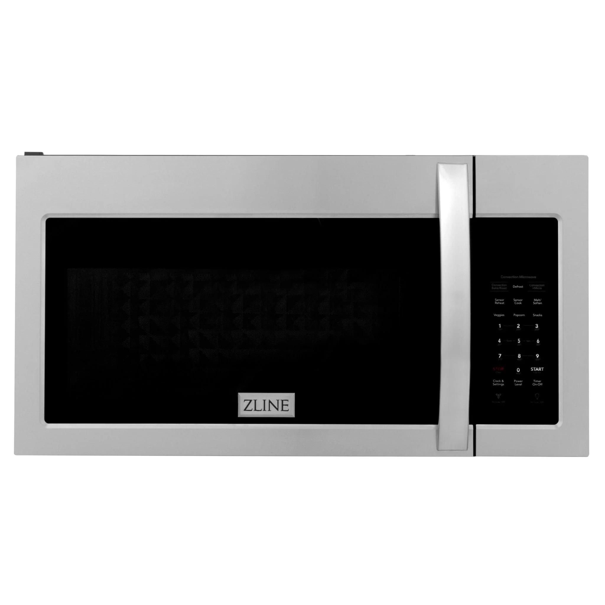 ZLINE Over the Range Convection Microwave Oven - 1.6 cu.ft Stainless Steel with Modern Handle & Sensor Cooking - Perfect for Kitchen Remodeling & Small Space Cooking
