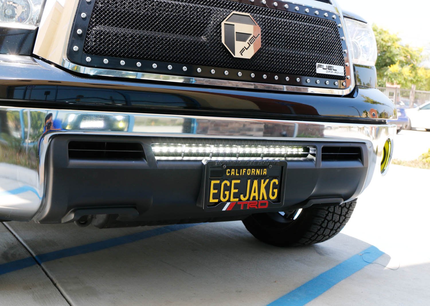 iJDMTOY 25-Inch LED Light Bar for 2007-2013 Toyota Tundra - 72W High Power Off-Road Lighting with Hidden Mount Brackets & Wiring Kit - Perfect for Off-Roading, Night Driving, and Truck Customization