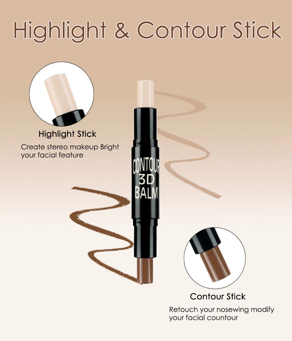 3D Contour Concealer Stick - 36H Long Wear for Flawless Makeup