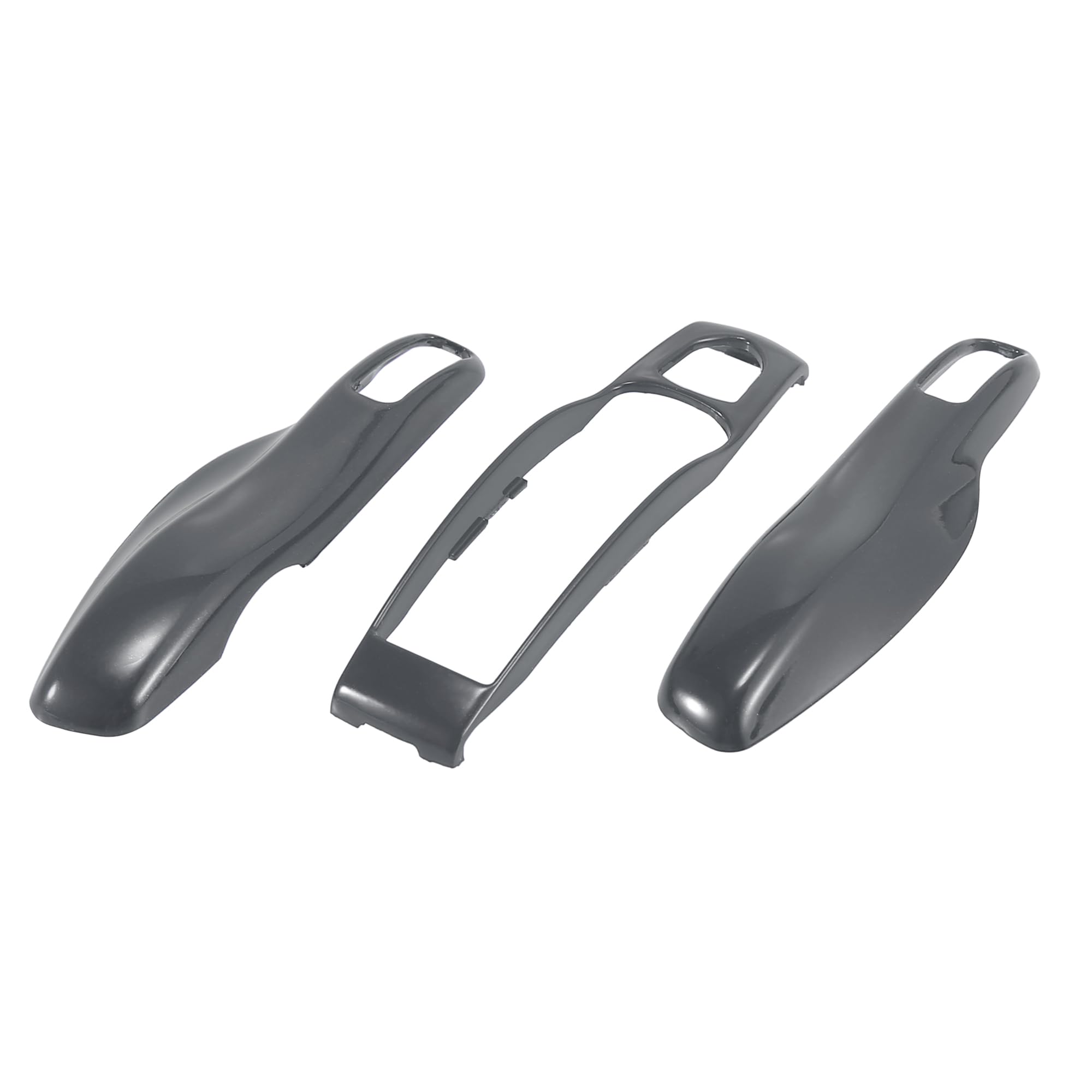 X AUTOHAUX 1 Set Gray ABS Car Remote Key Cover Case Shell for Porsche Cayenne Panamera Macan - Durable Protection for Key Fob (Perfect for Daily Use, Travel & Car Enthusiasts)