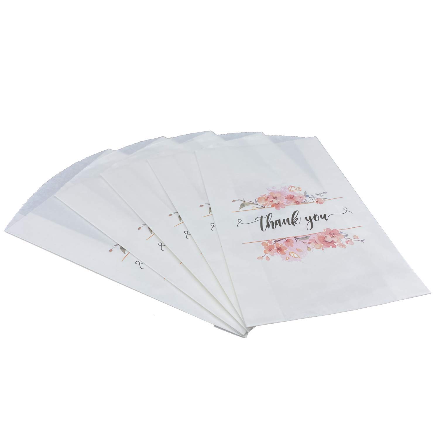 Eco-Friendly 100-Pack Kraft Paper Treat Bags - Expandable Cookie, Donut & Candy Buffet Bags | Wedding Favors, Party Goodie Bags | Food Safe & Recyclable for Earth Day, Birthdays & Events
