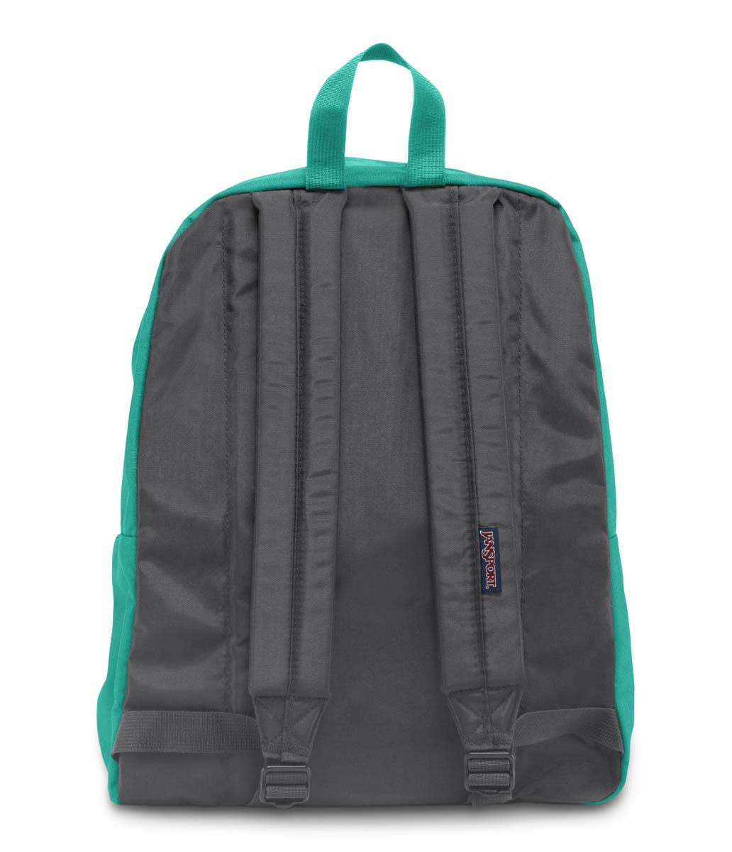 JANSPORT Superbreak Backpack - Lightweight Laptop Backpack for School & Travel, Durable Bookbag with Front Utility Pocket, Spanish Teal - Perfect for College Students, Work Commute & Outdoor Adventures