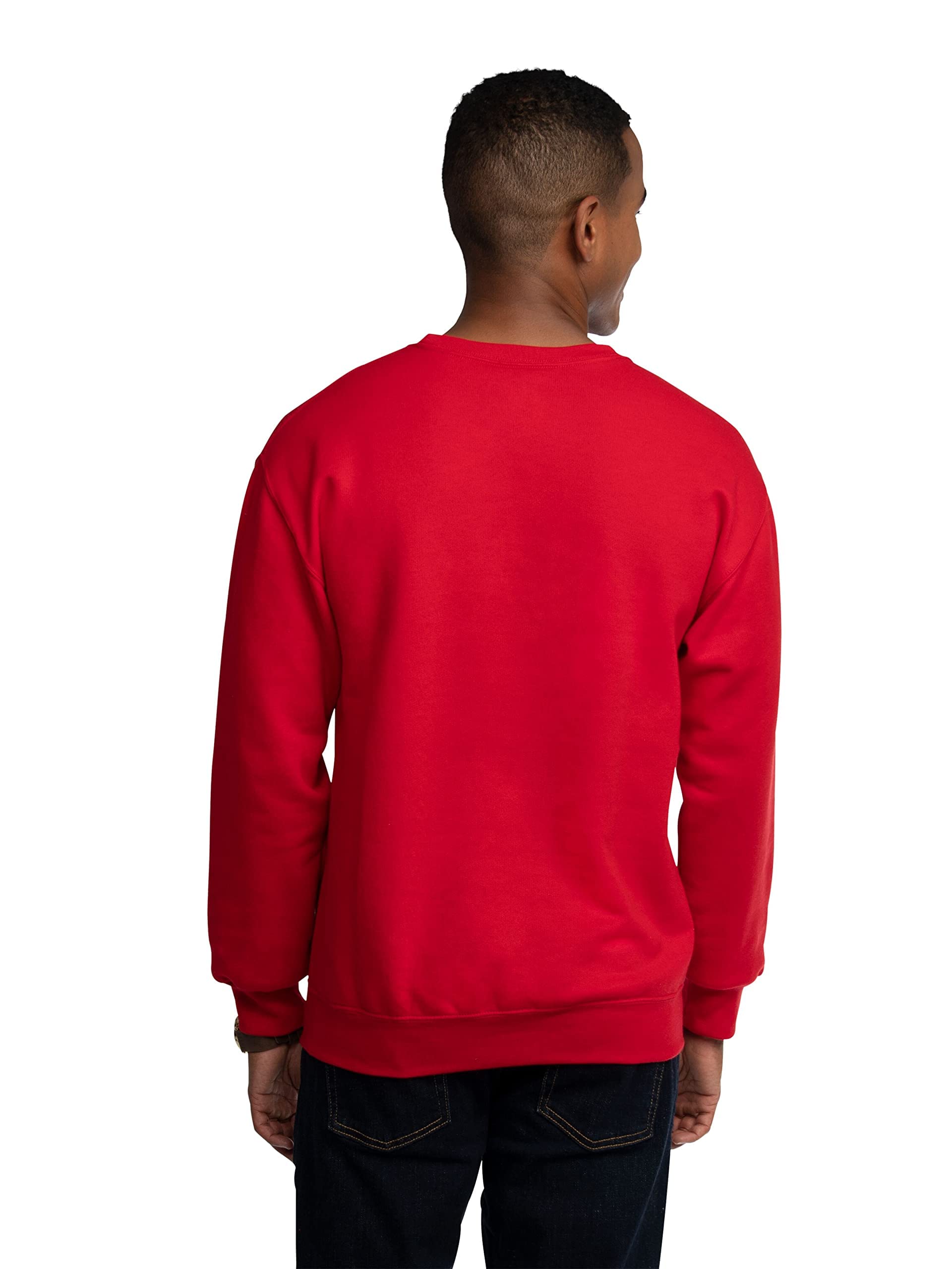 Fruit of the Loom Men's Moisture Wicking Eversoft Fleece Sweatshirt - Soft & Breathable Pullover Hoodie for Gym, Running & Outdoor Activities